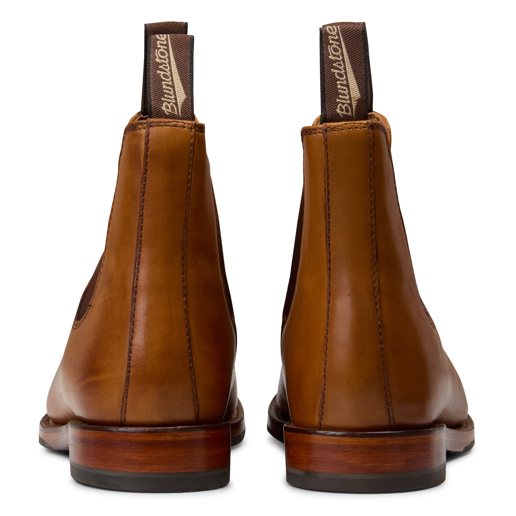 Leren enkellaarzen BLUNDSTONE Bruin