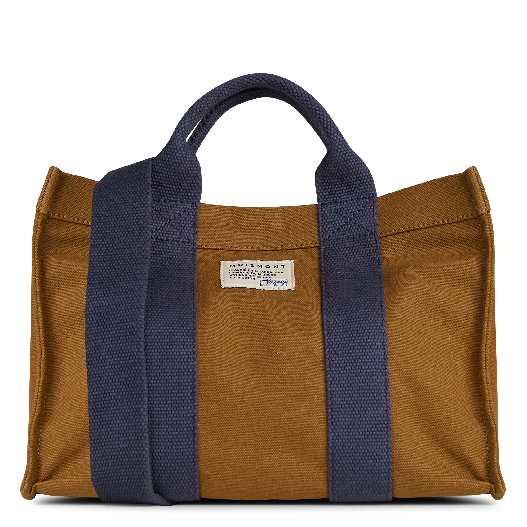 Mini cotton tote bag MOISMONT Khaki