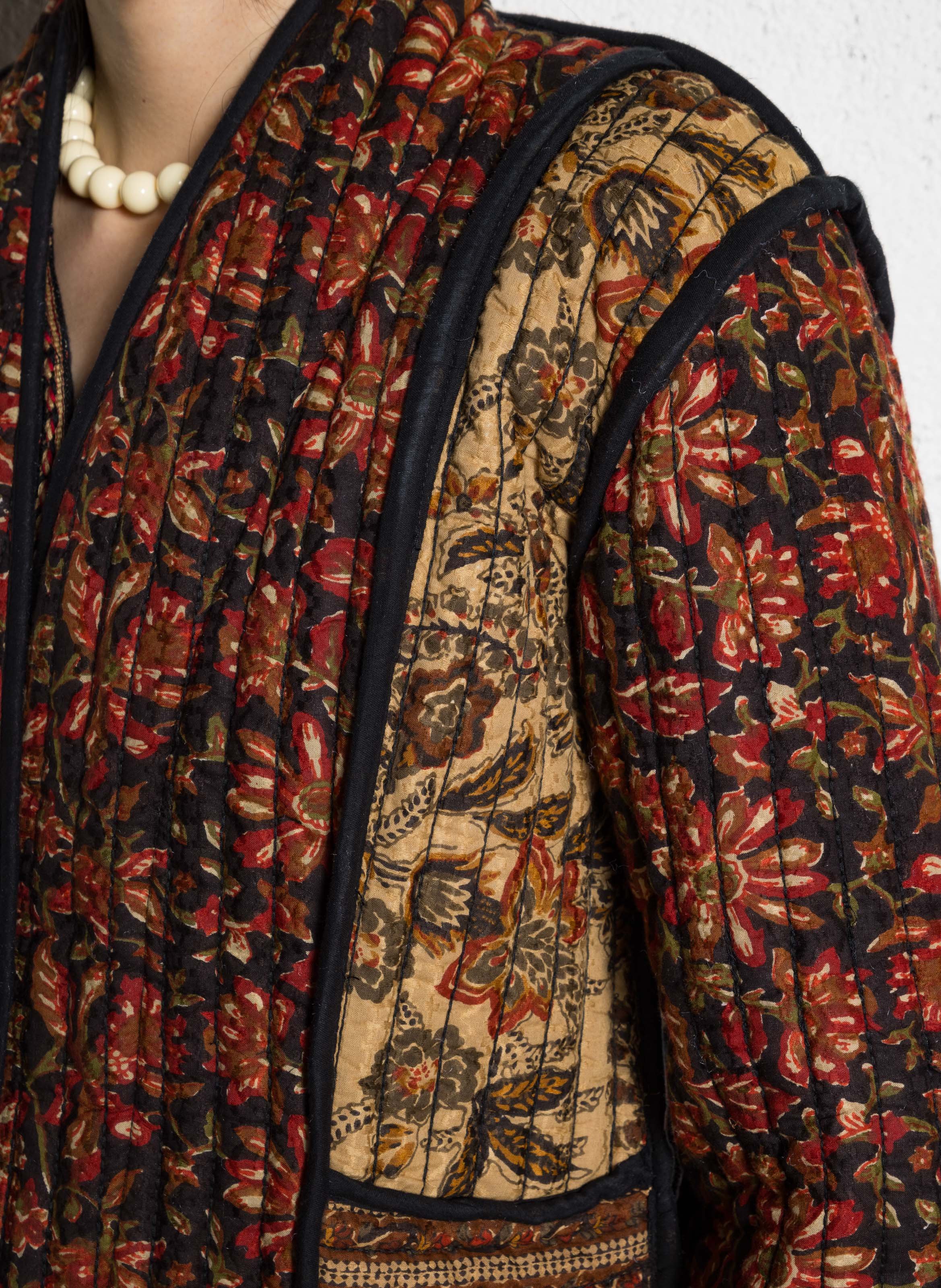 Cotton jacket with top stitching MAISON HOTEL Orange