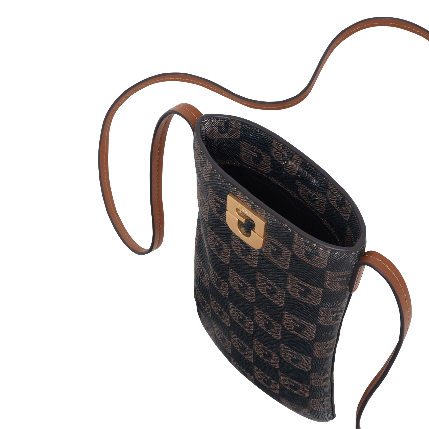 Pochette de téléphone imprimé GERARD DAREL Marron