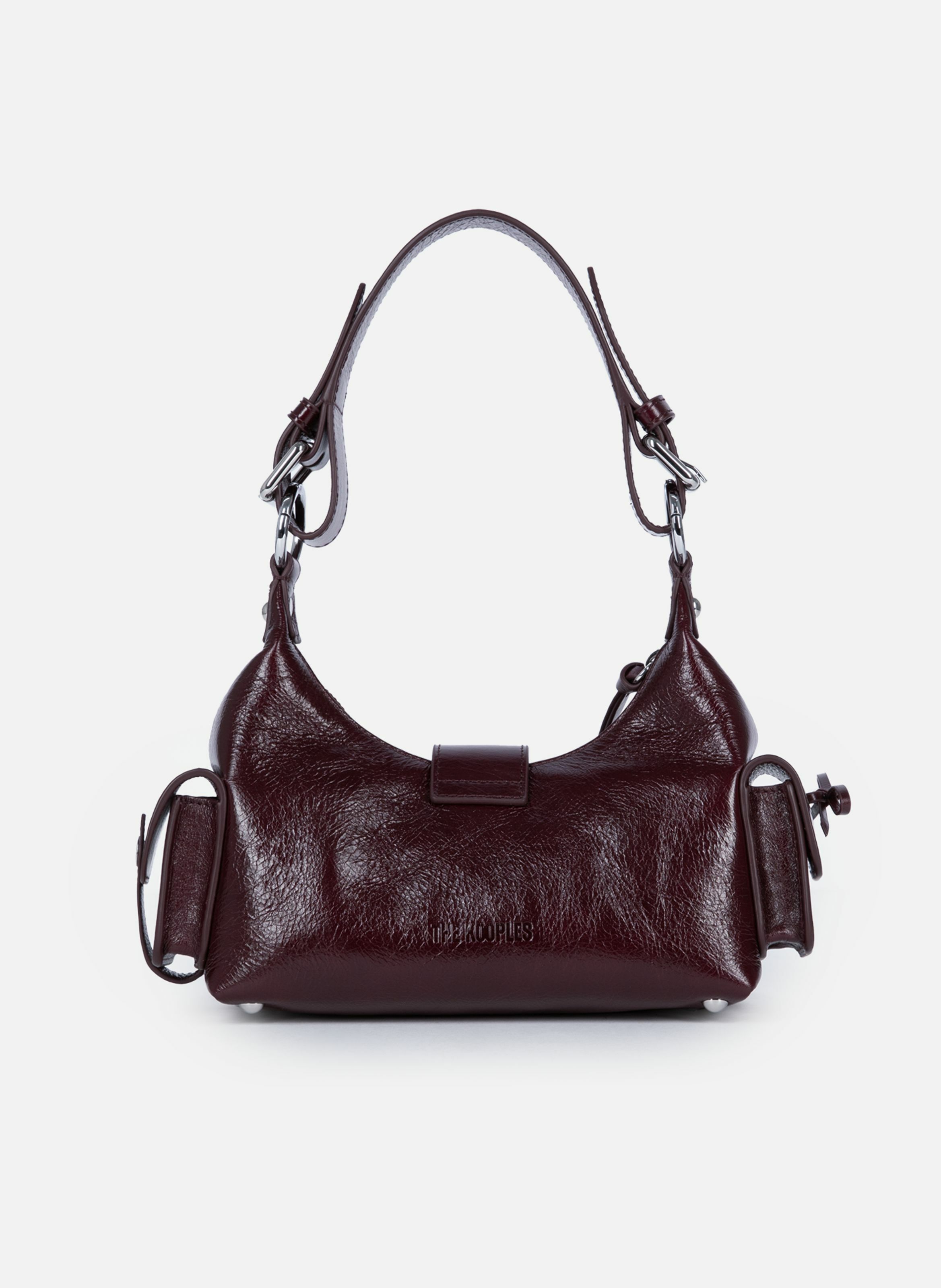 Sac amelia small en cuir craquelé THE KOOPLES Rouge