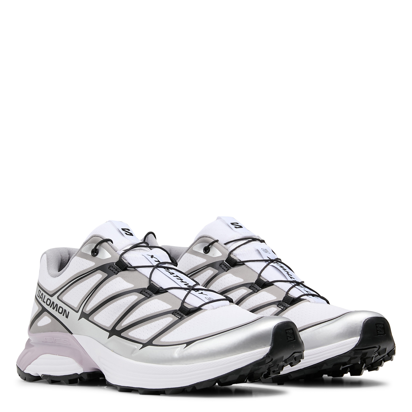 Baskets basses en tissu SALOMON Blanc