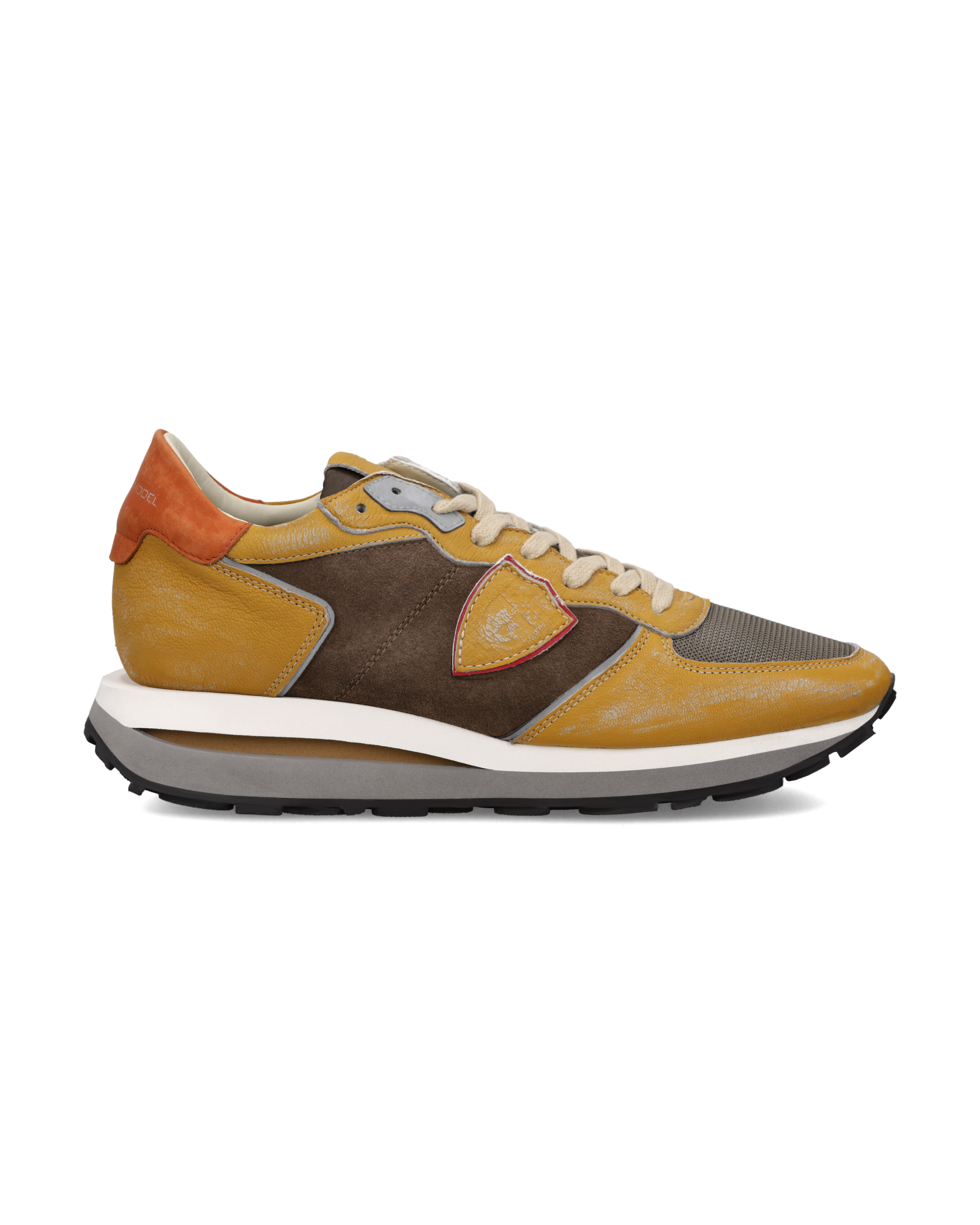 High-top running sneakers PHILIPPE MODEL Brown