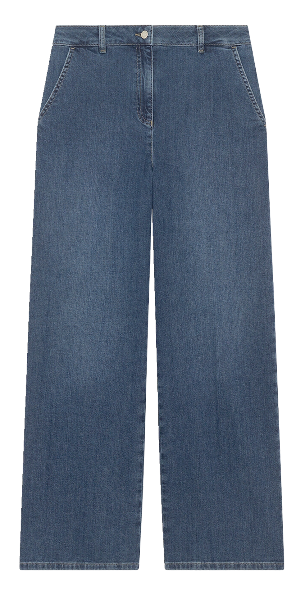 Jean large en coton mélangé CAROLL Bleu