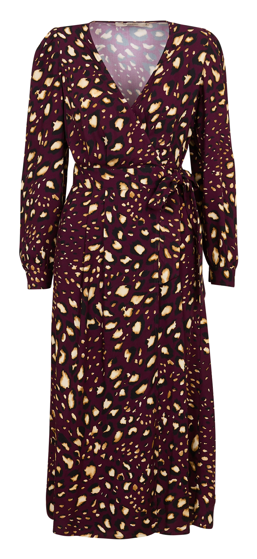 Long printed wrap dress LA FEE MARABOUTEE Red