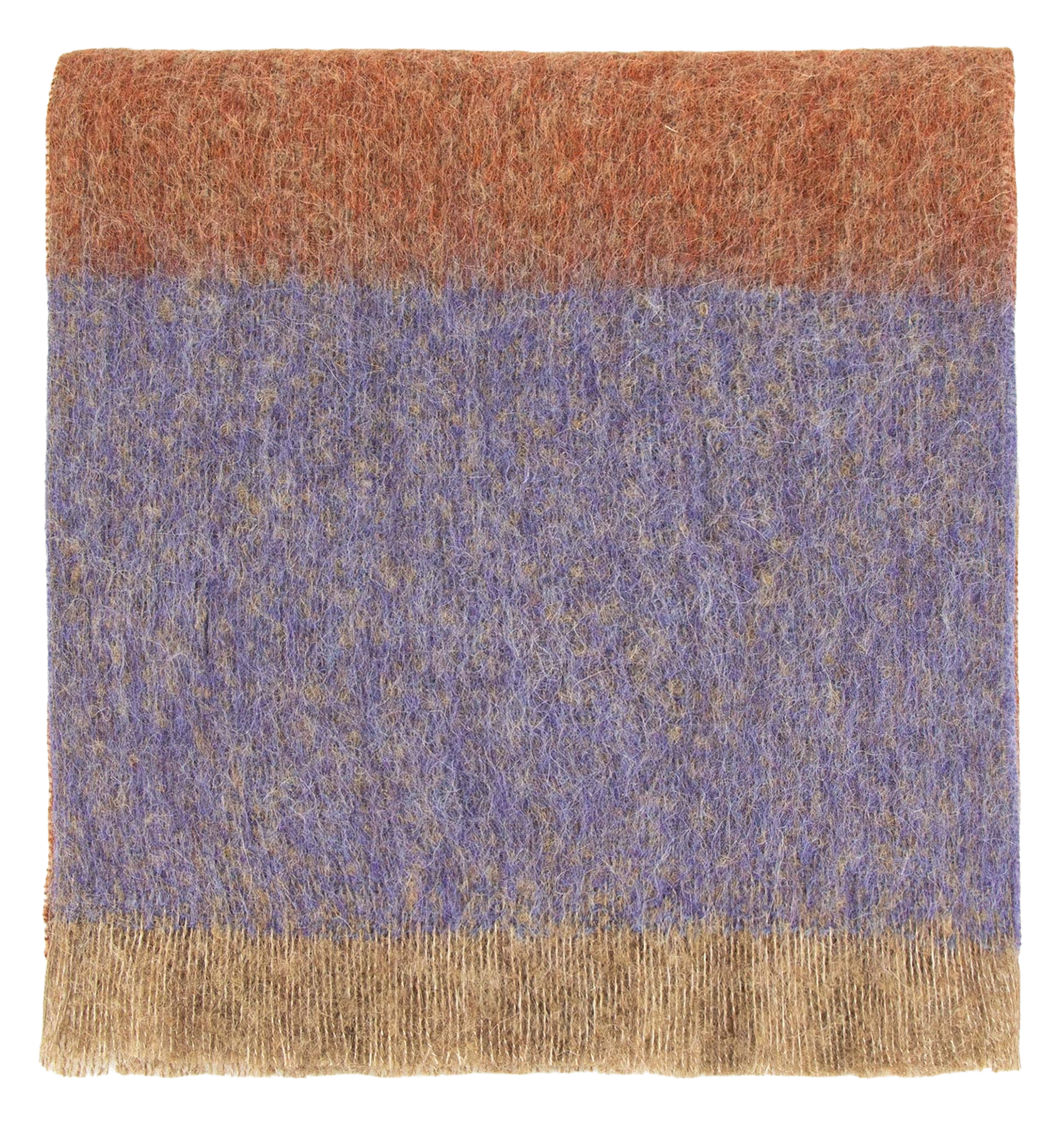 Gestreifter Schal aus Wollmix SESSUN Mehrfarbig