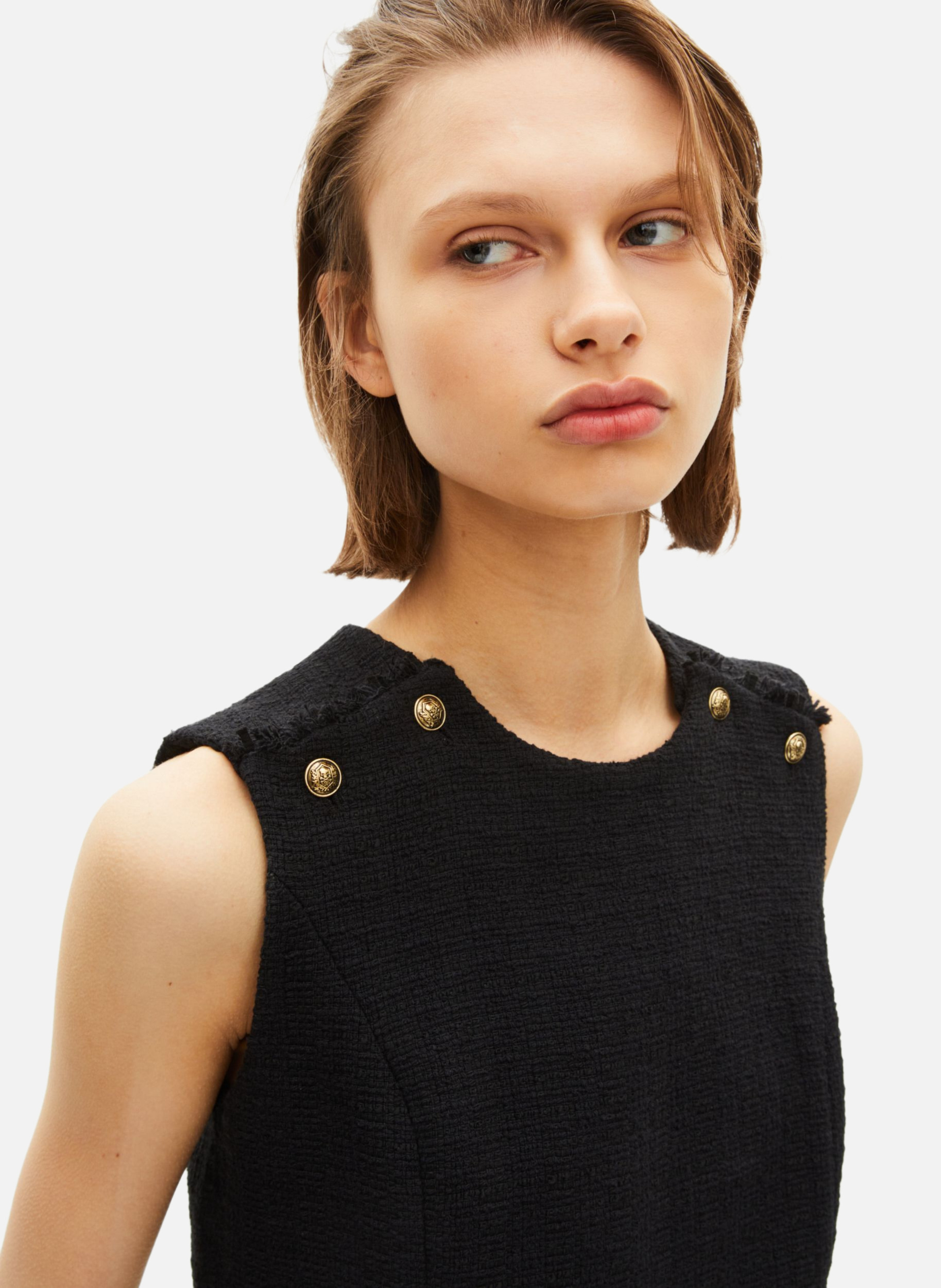 Tweed top THE KOOPLES Black