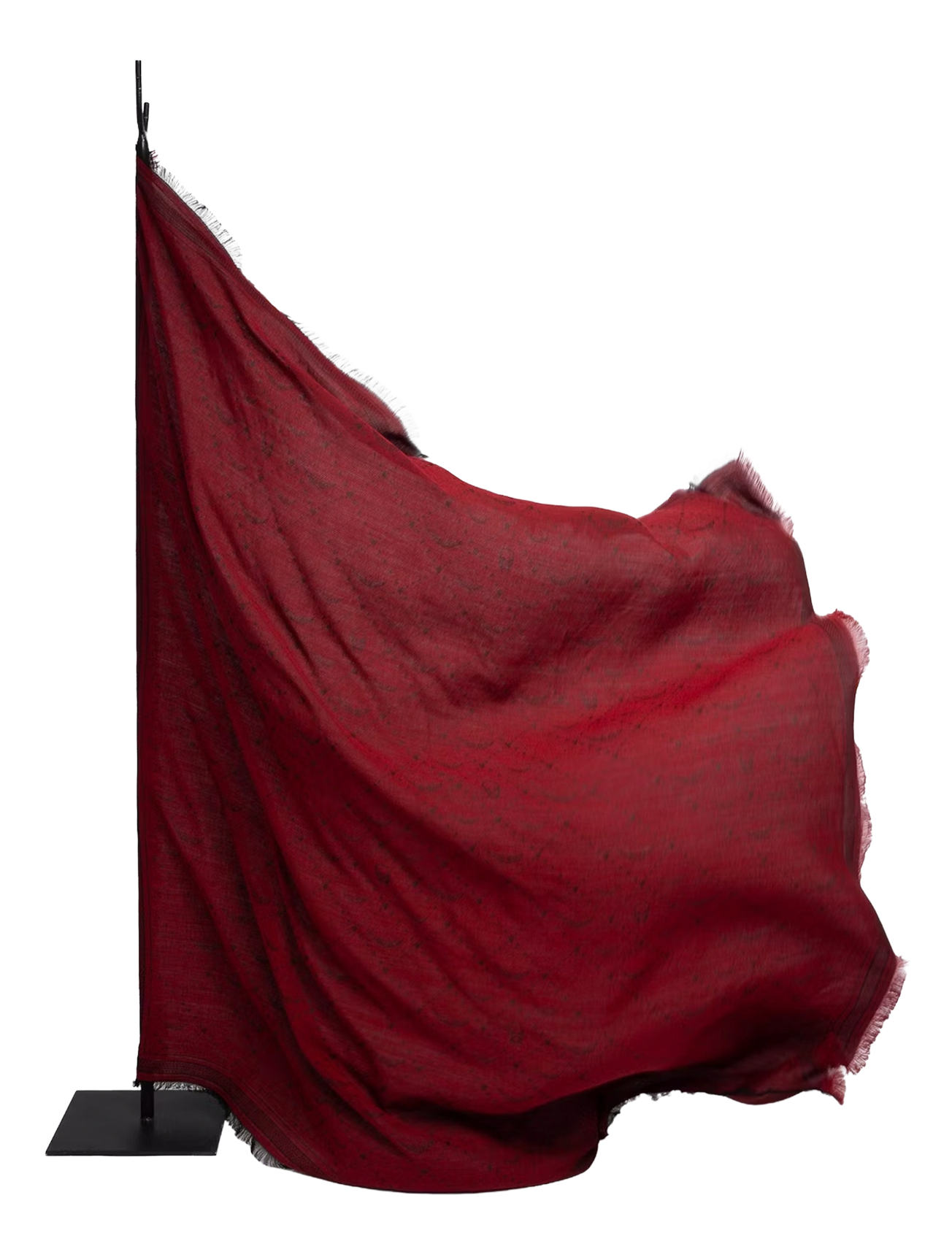 Foulard jacquard monogramme ZADIG&VOLTAIRE Noir