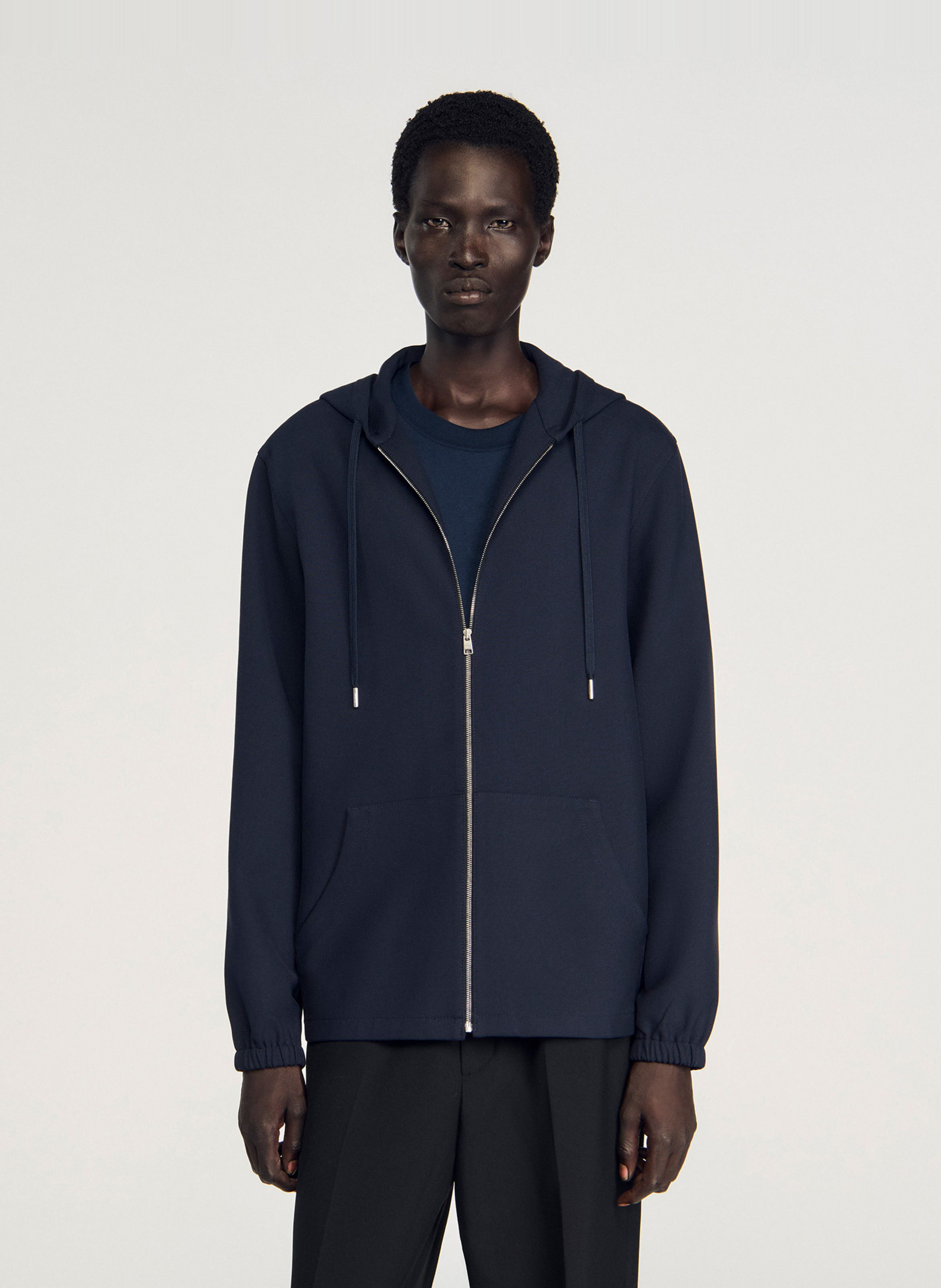 Hooded sweatshirt SANDRO Blue