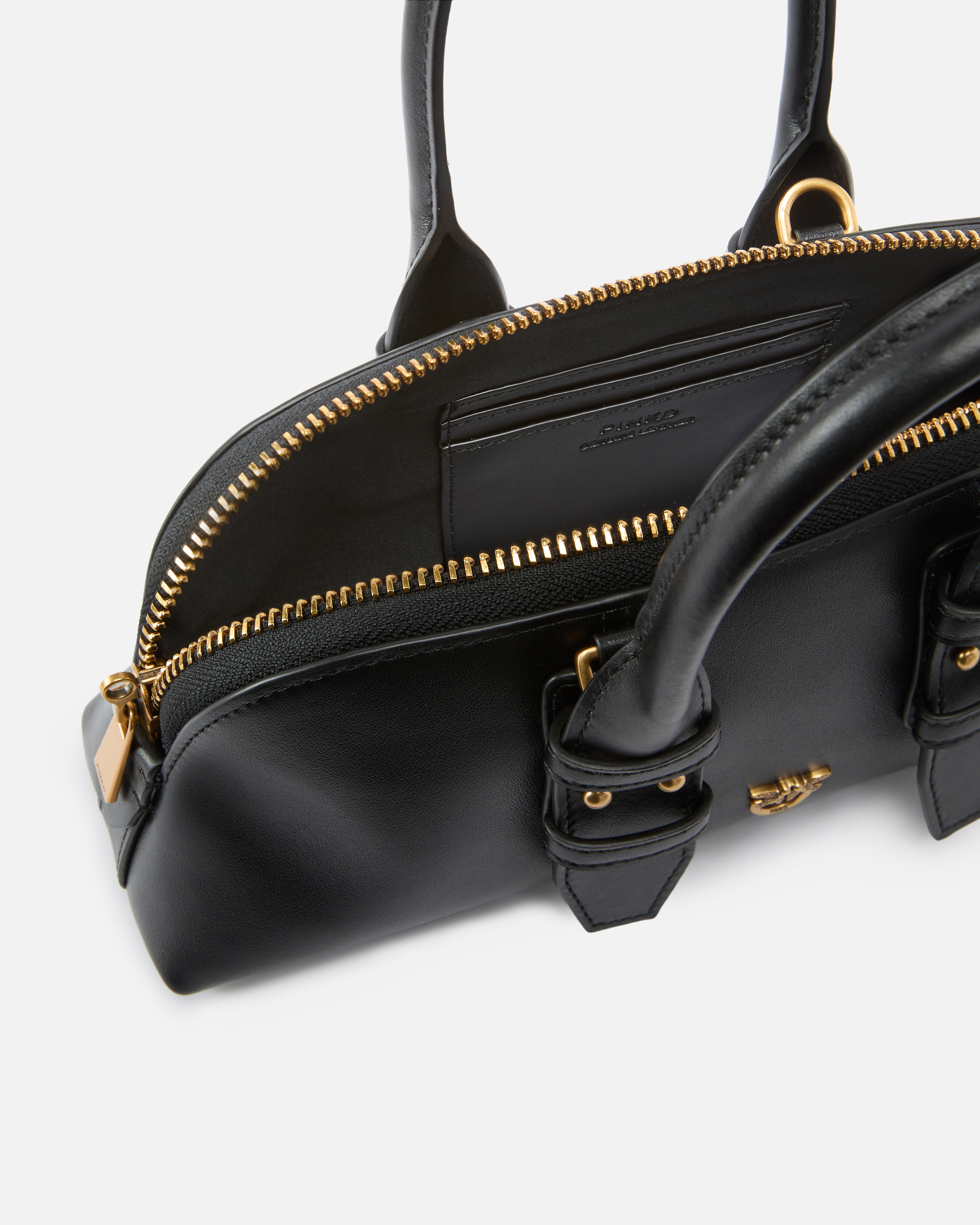 Small Escape Bag handbag in leather PINKO Black