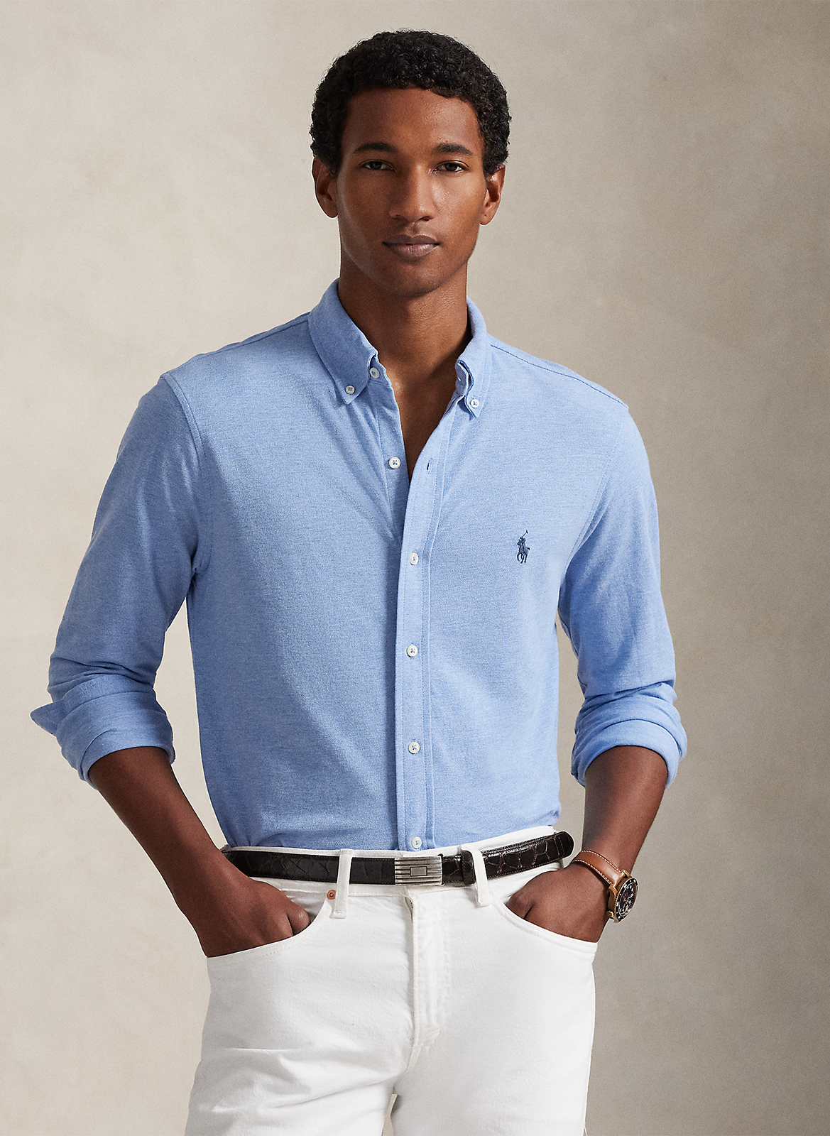 Fitted knit shirt POLO RALPH LAUREN