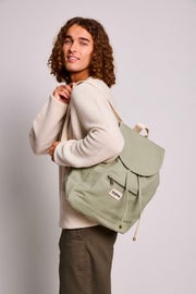 Cotton backpack HINDBAG Green