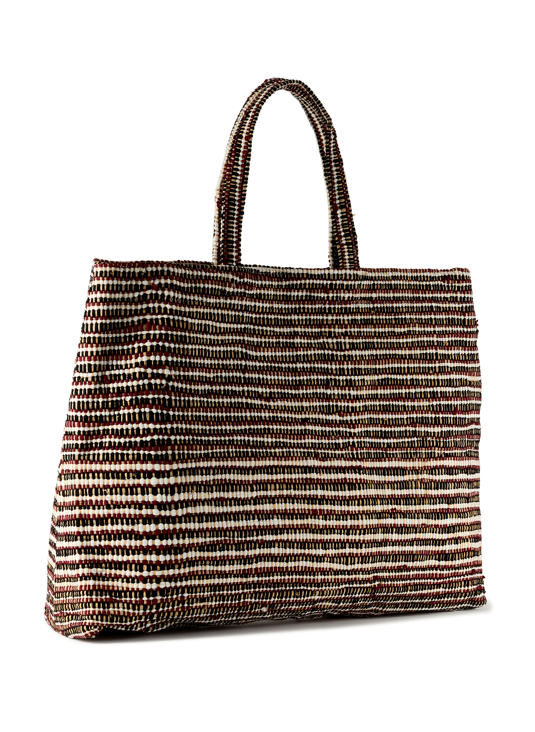 Raffia-blend tote bag SAISON 1865 Multicolored