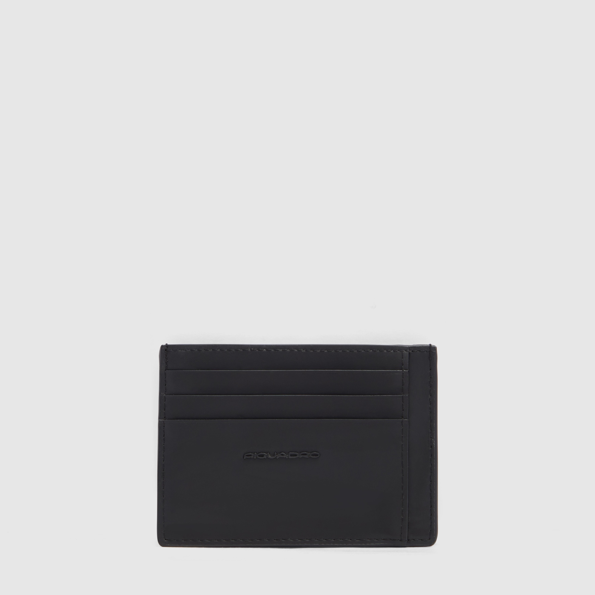 Slim men's credit card holder PIQUADRO Black