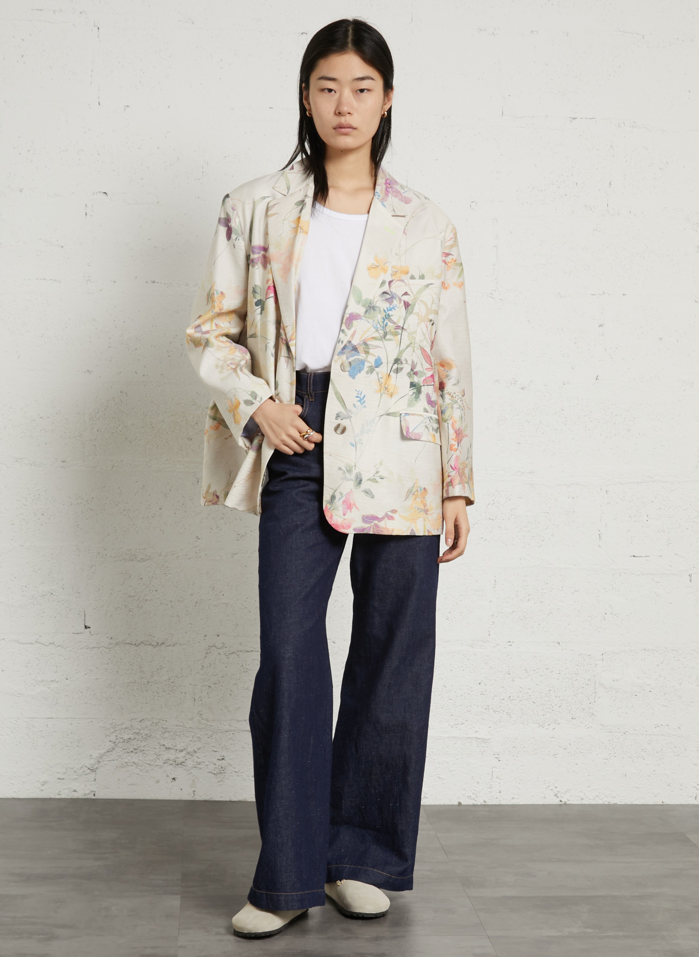 Oversized bedrukte blazer IMPERIAL Veelkleurig