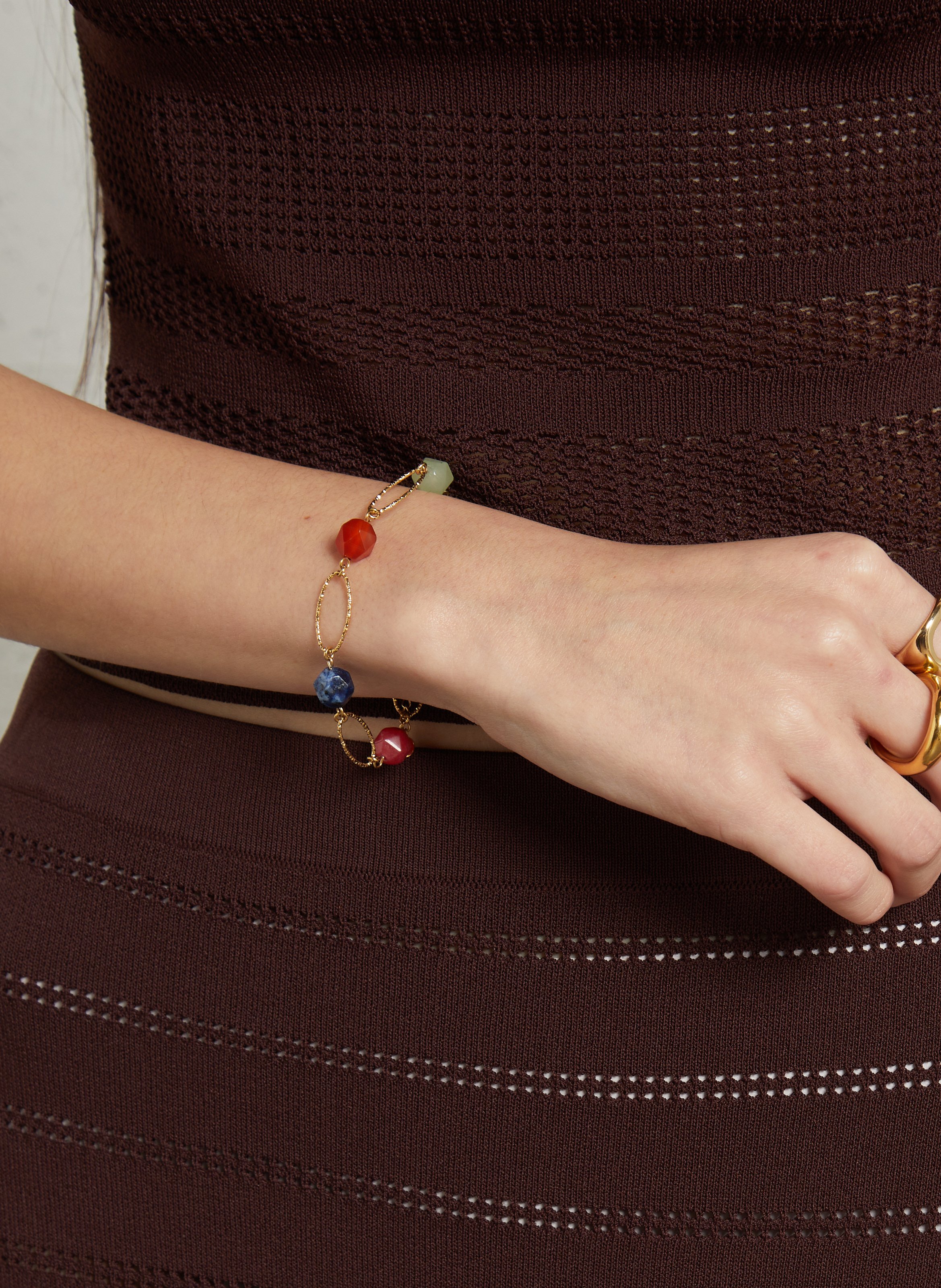 Mixed steel bracelet AU PRINTEMPS PARIS Multicolored