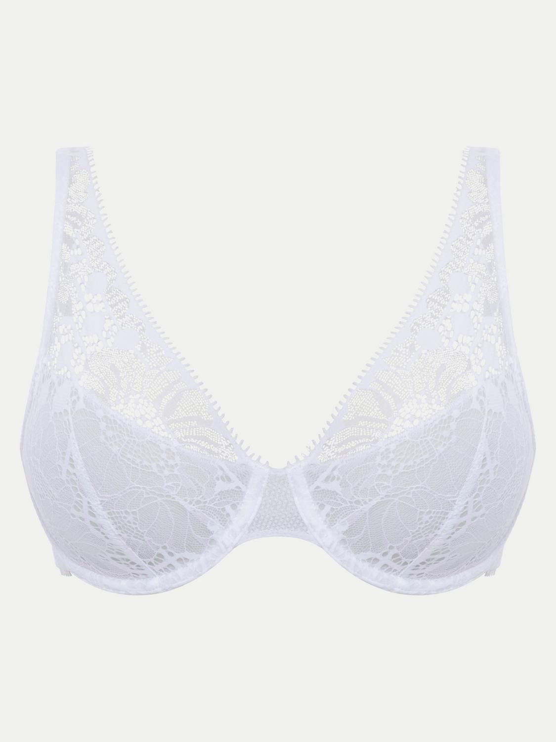 Plunge spacer bra CHANTELLE White