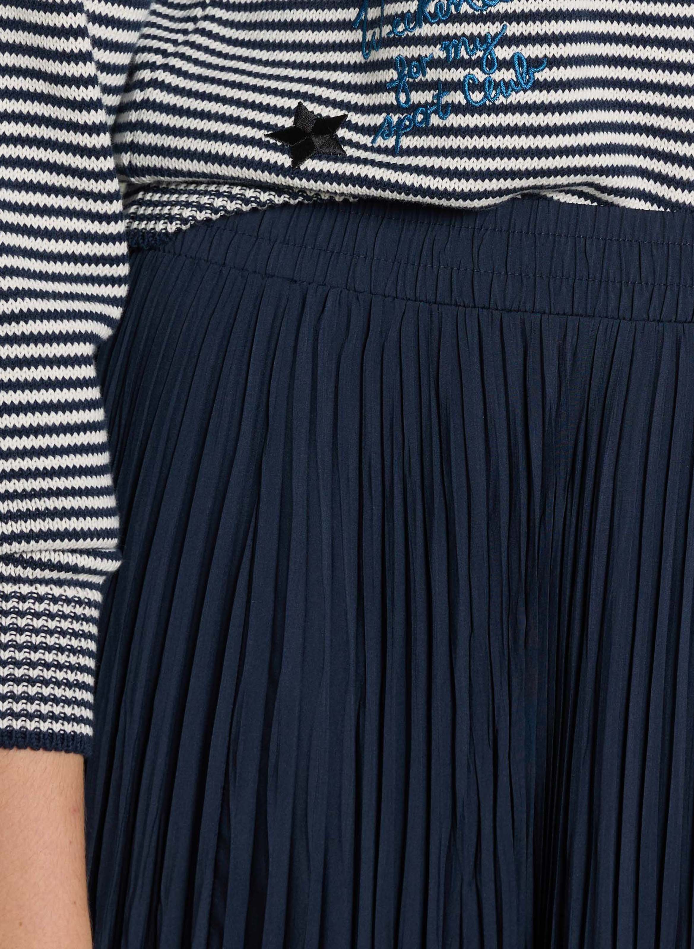 Voile and crochet dress MAX MARA WEEK END Blue