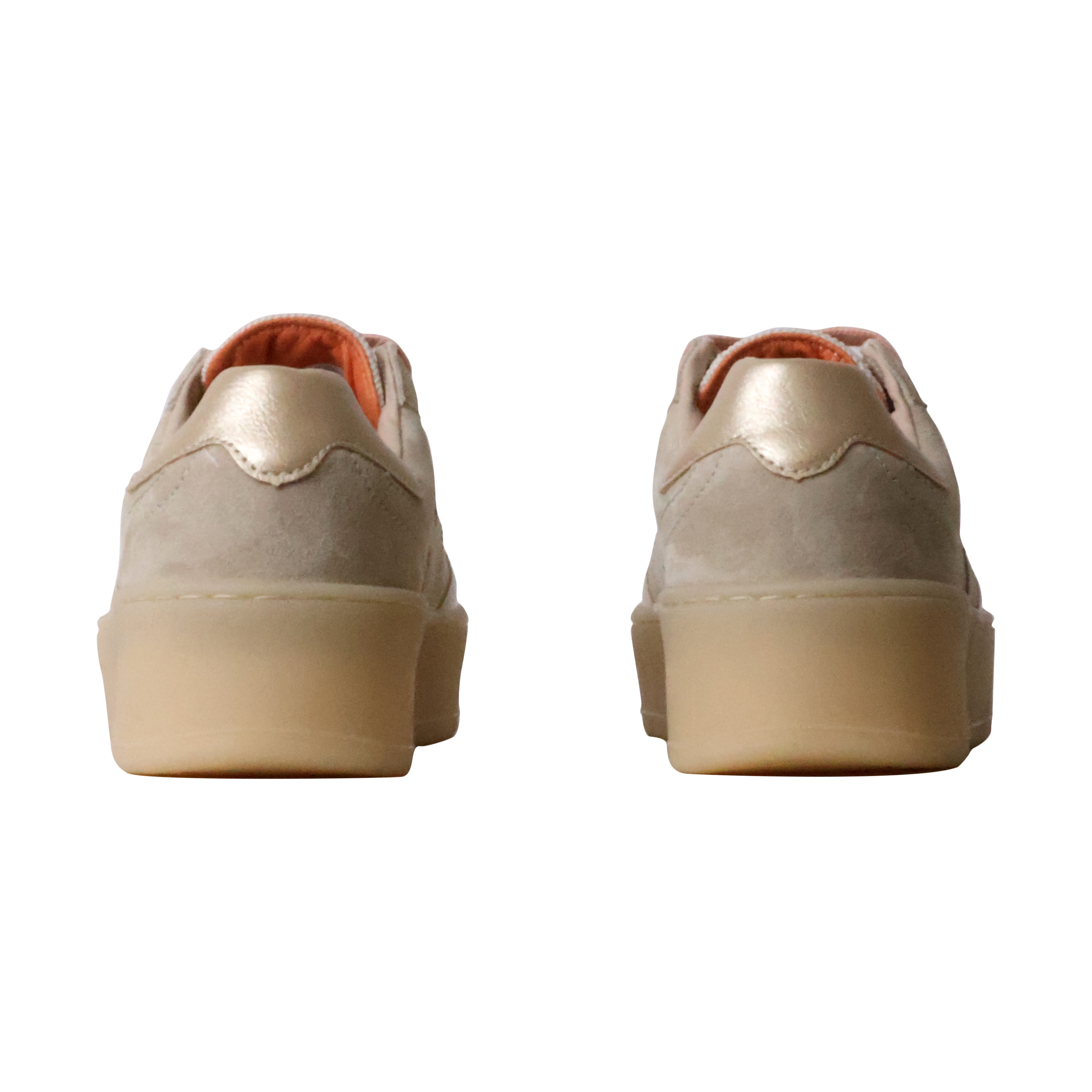 Leather trainers VICTORIA Beige