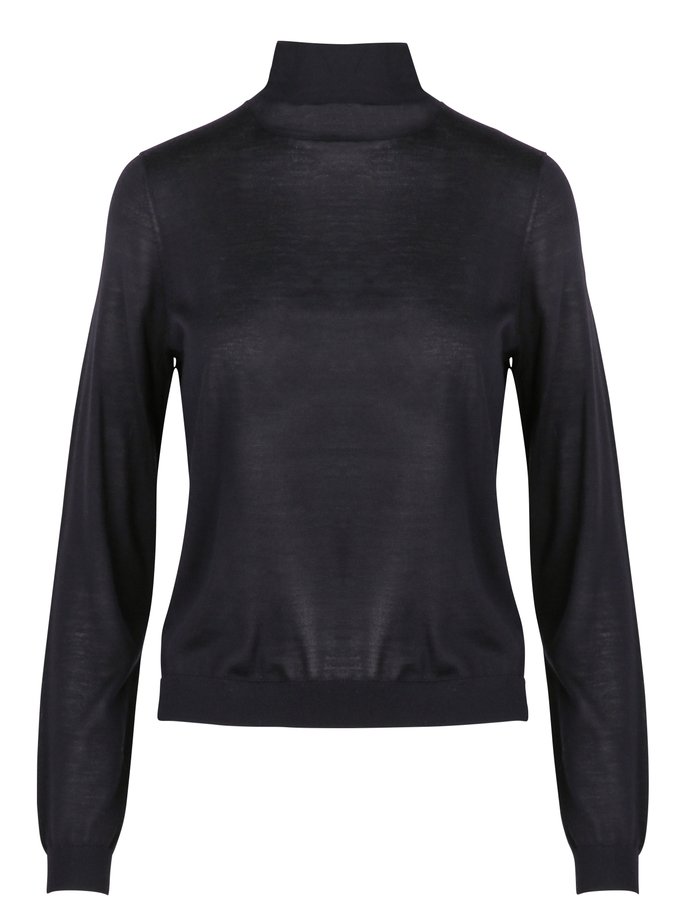 High-neck wool sweater HARTFORD Blue