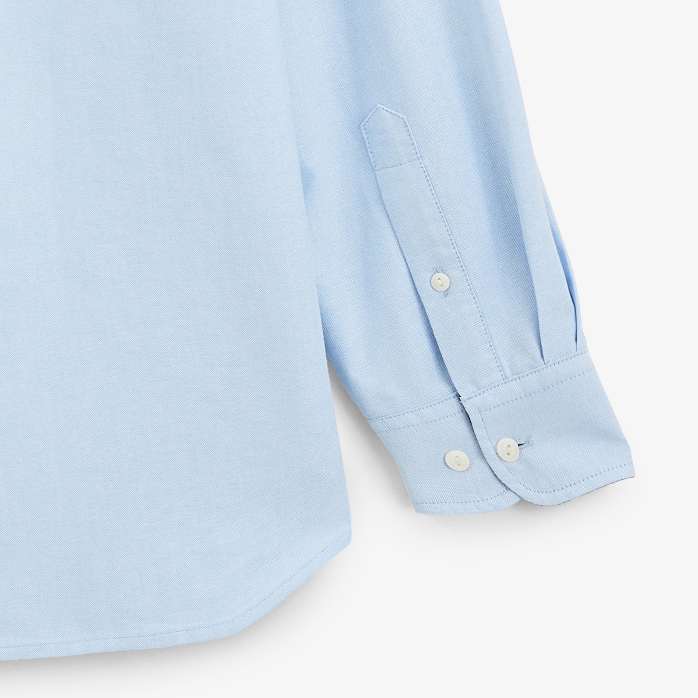 Long-sleeved Oxford shirt blanco biarritz sky blue SERGE BLANCO Blue
