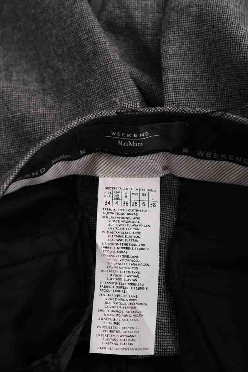 Straight-leg pants MAX MARA - Seconde Main Grey