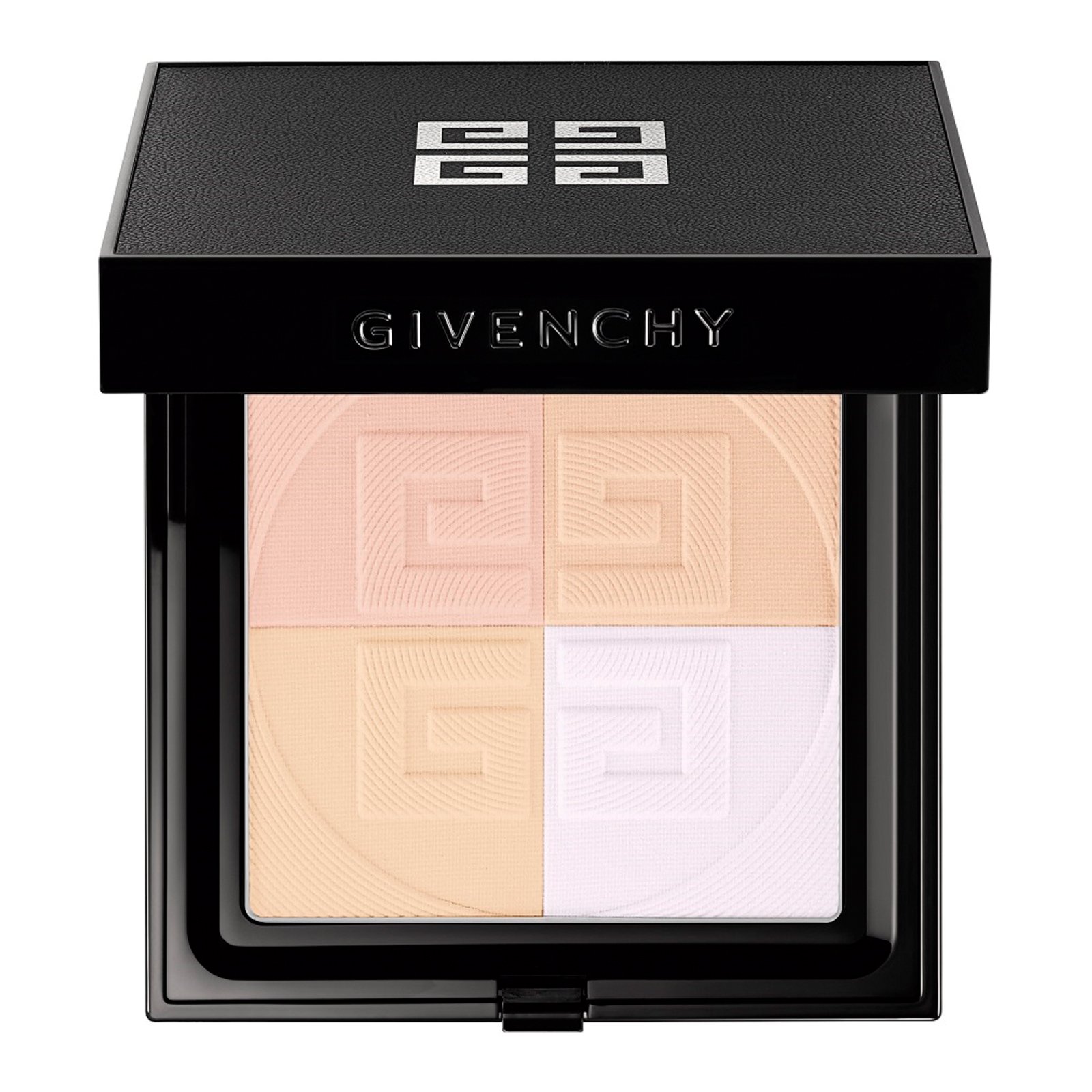 PRISME LIBRE PRESSED POWDER - Compact poeder met fixerend, blurring en mat effect GIVENCHY N02 - satin blanc