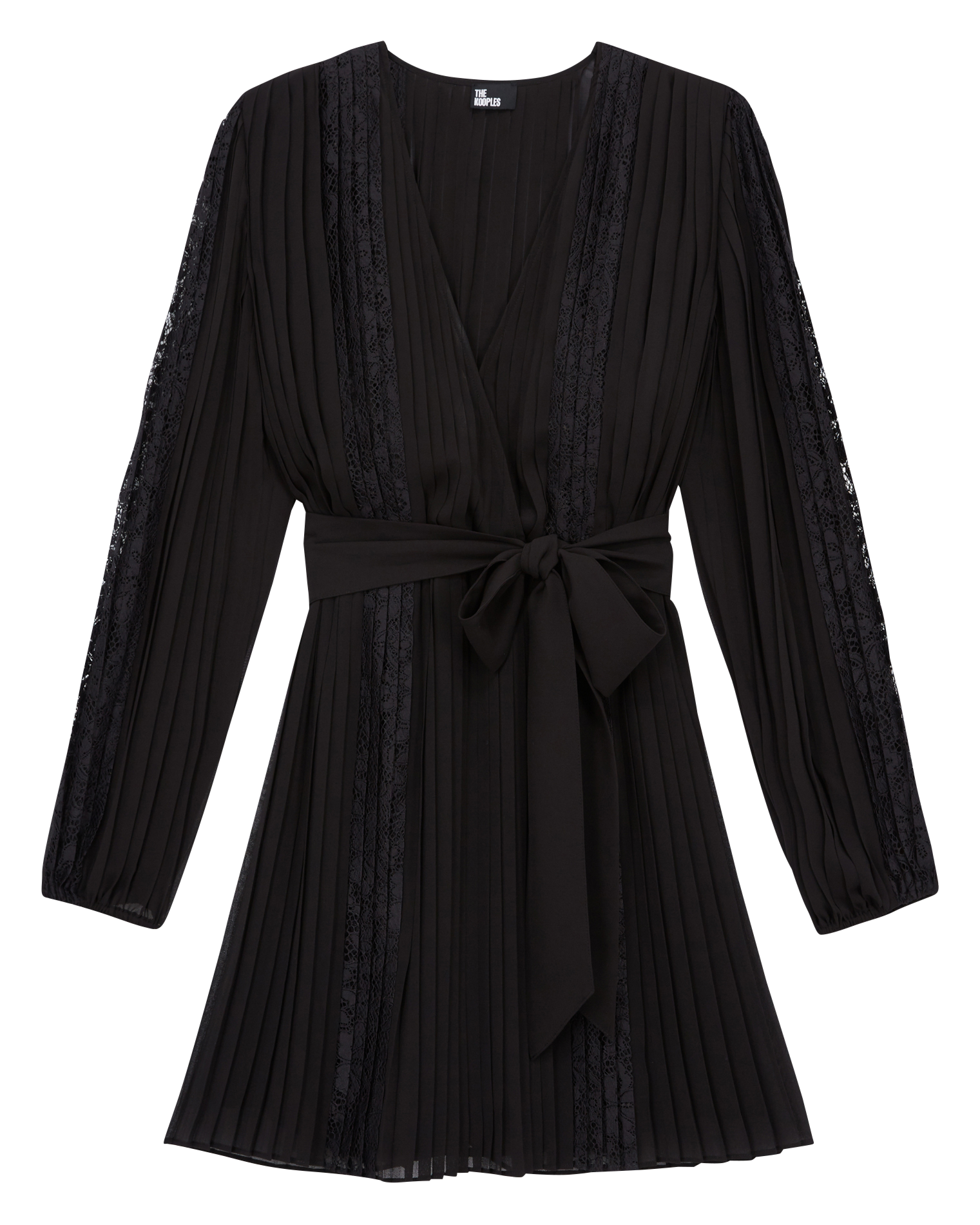 Short dress with lace THE KOOPLES Black