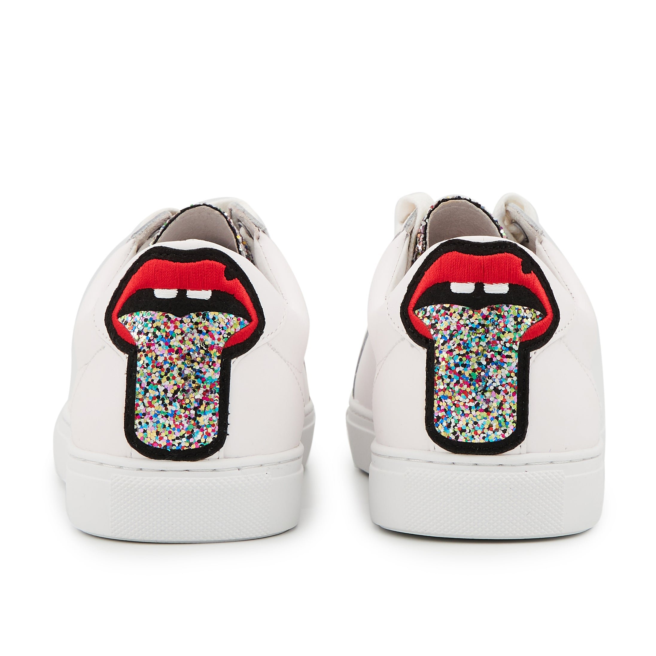 Leather sneakers BONS BAISERS PARIS White