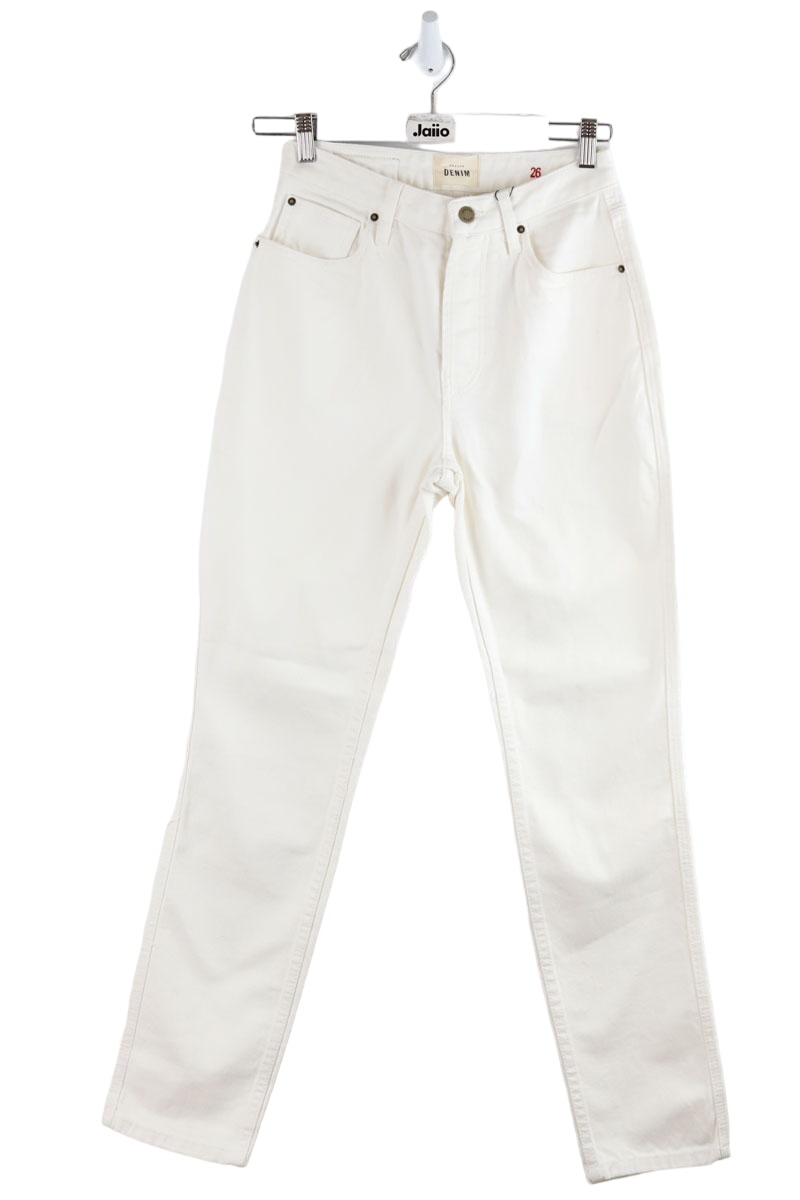 Cotton skinny jeans SEZANE - Seconde main White