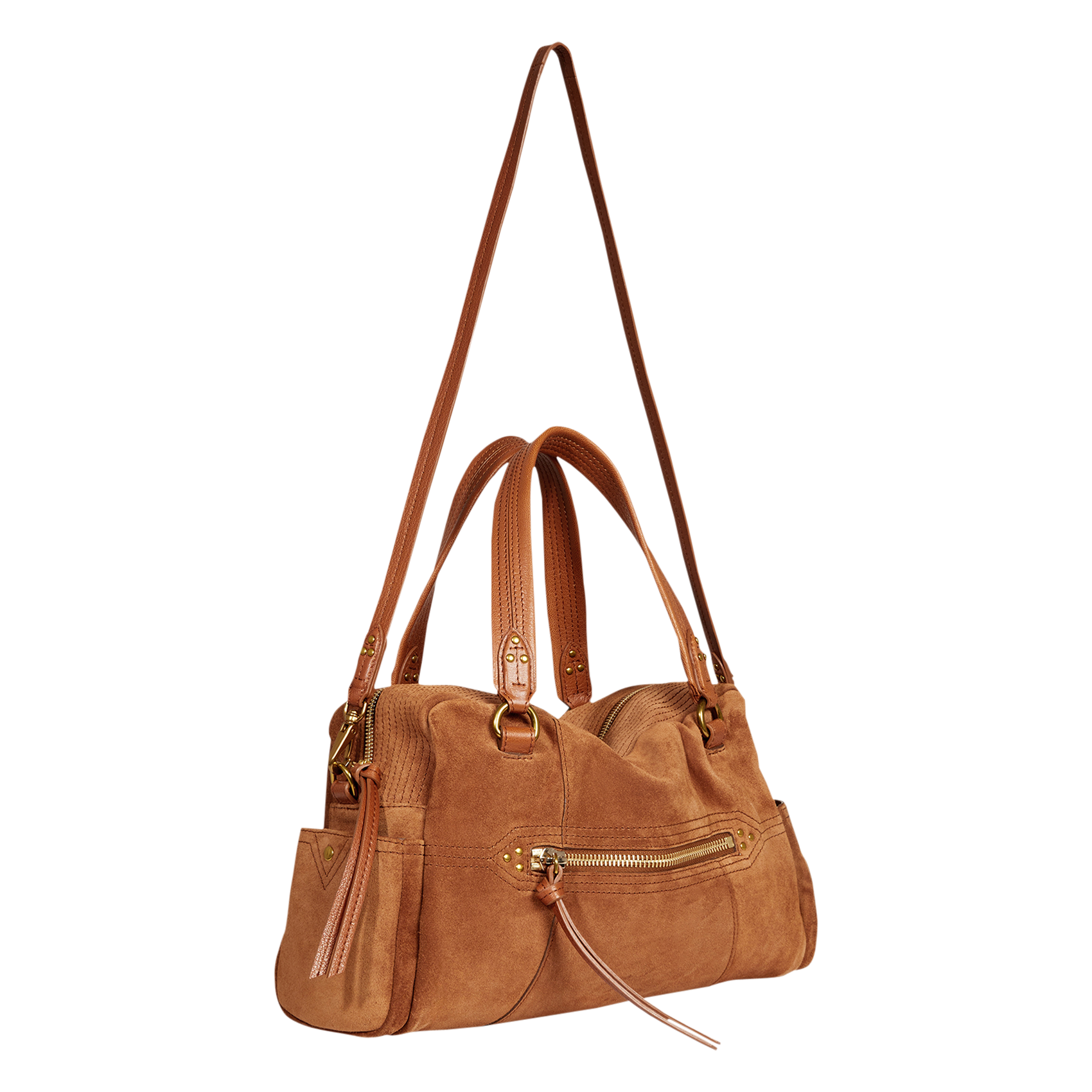 Dori leather shoulder bag JEROME DREYFUSS Brown