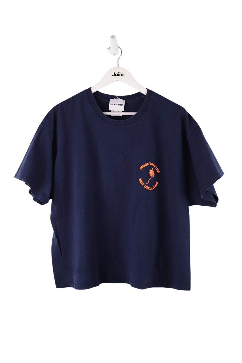 Cotton T-shirt MODETROTTER - Seconde Main Blue
