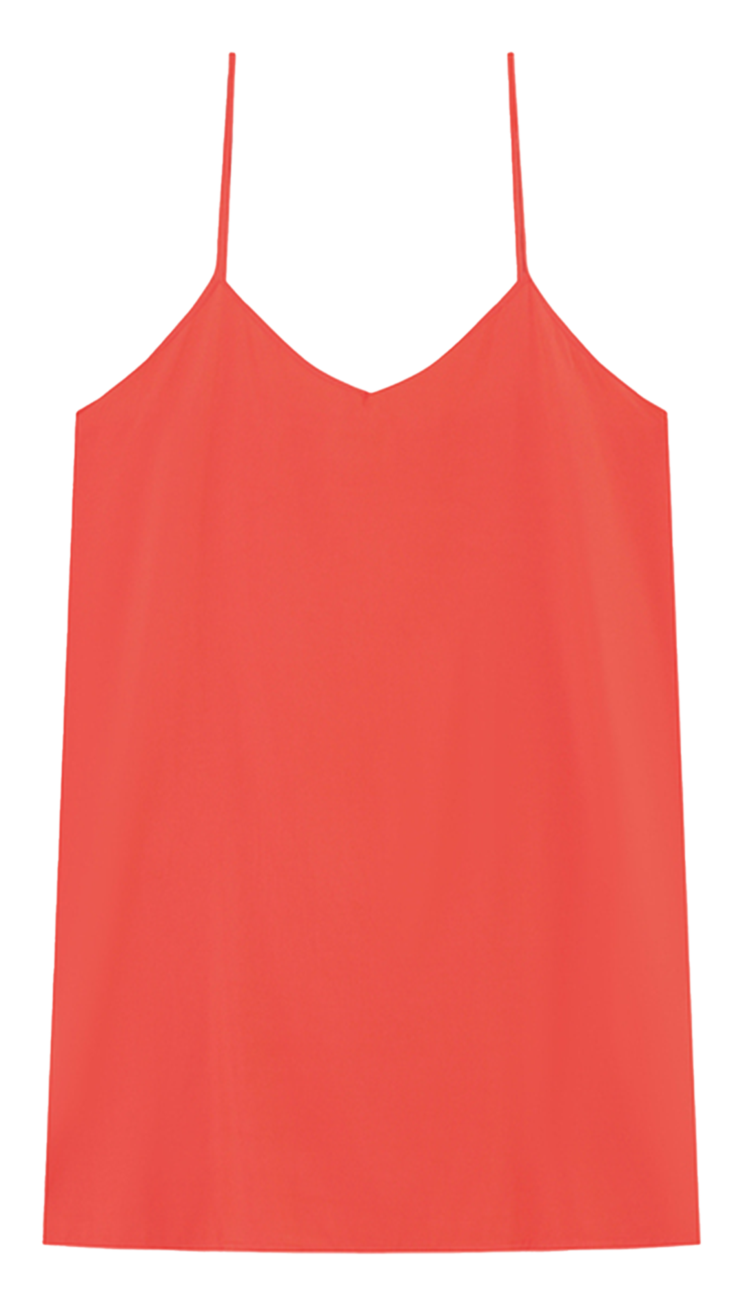 Robe chemise courte en coton brodée GRACE ET MILA Rouge