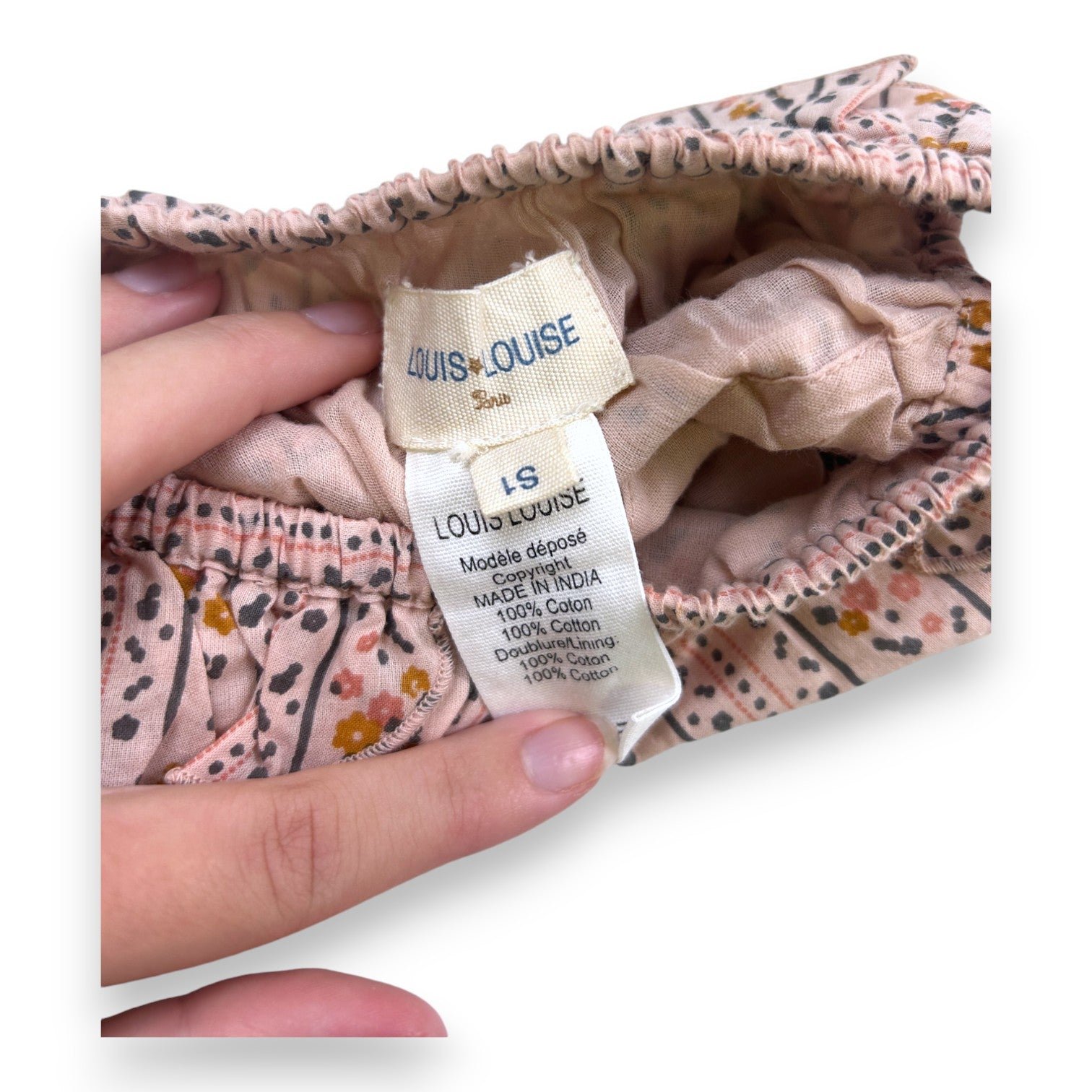 Baby pink bloomers - 0 months LOUIS LOUISE - Seconde Main Pink