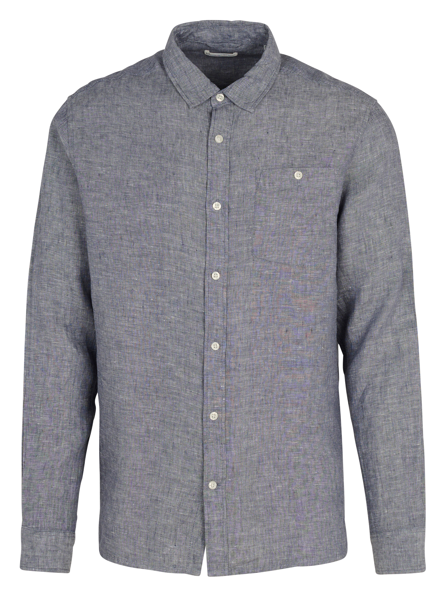 Chemise regular-fit en lin  KNOWLEDGE COTTON APPAREL Bleu