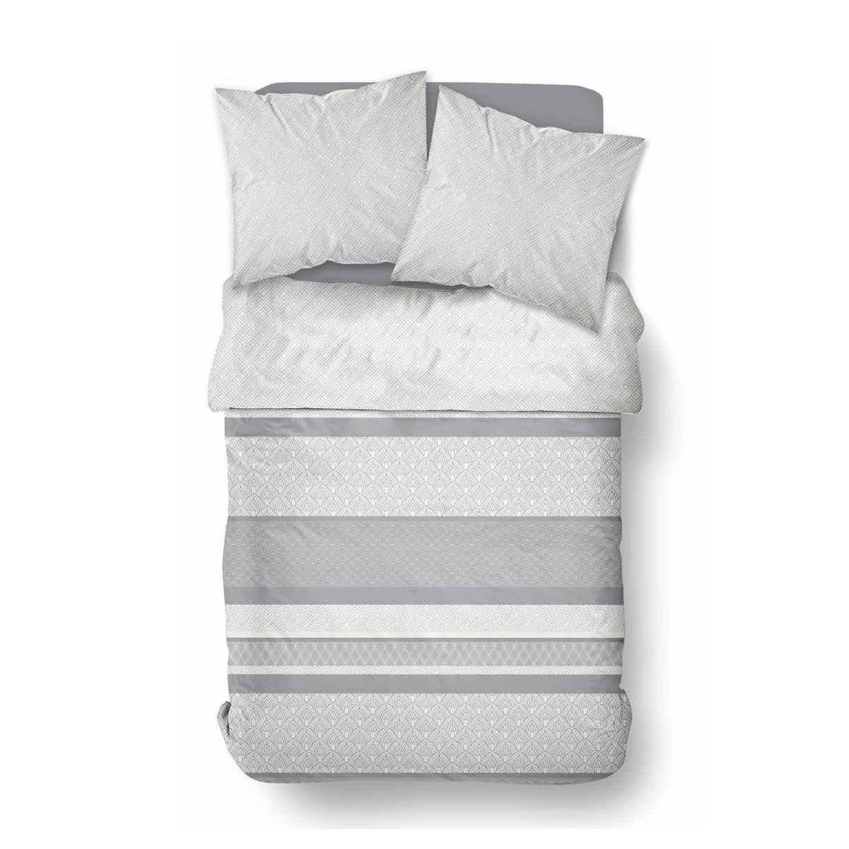 Printed bedding set TODAY LINGE DE MAISON Grey