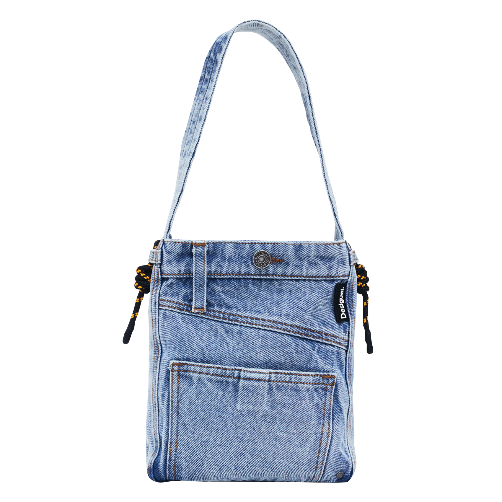 Sac bandoulière en jean DESIGUAL Bleu