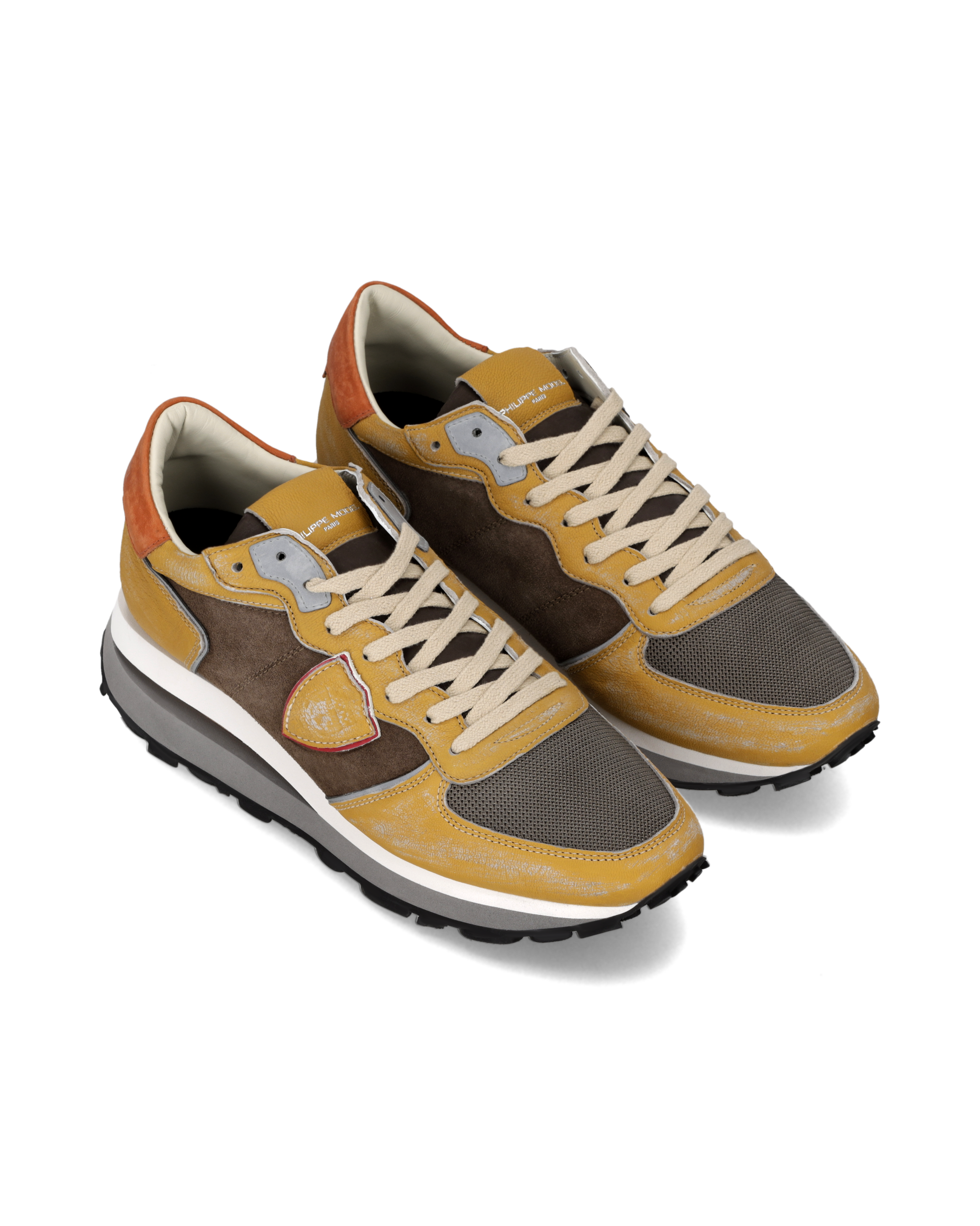 High-top running sneakers PHILIPPE MODEL Brown