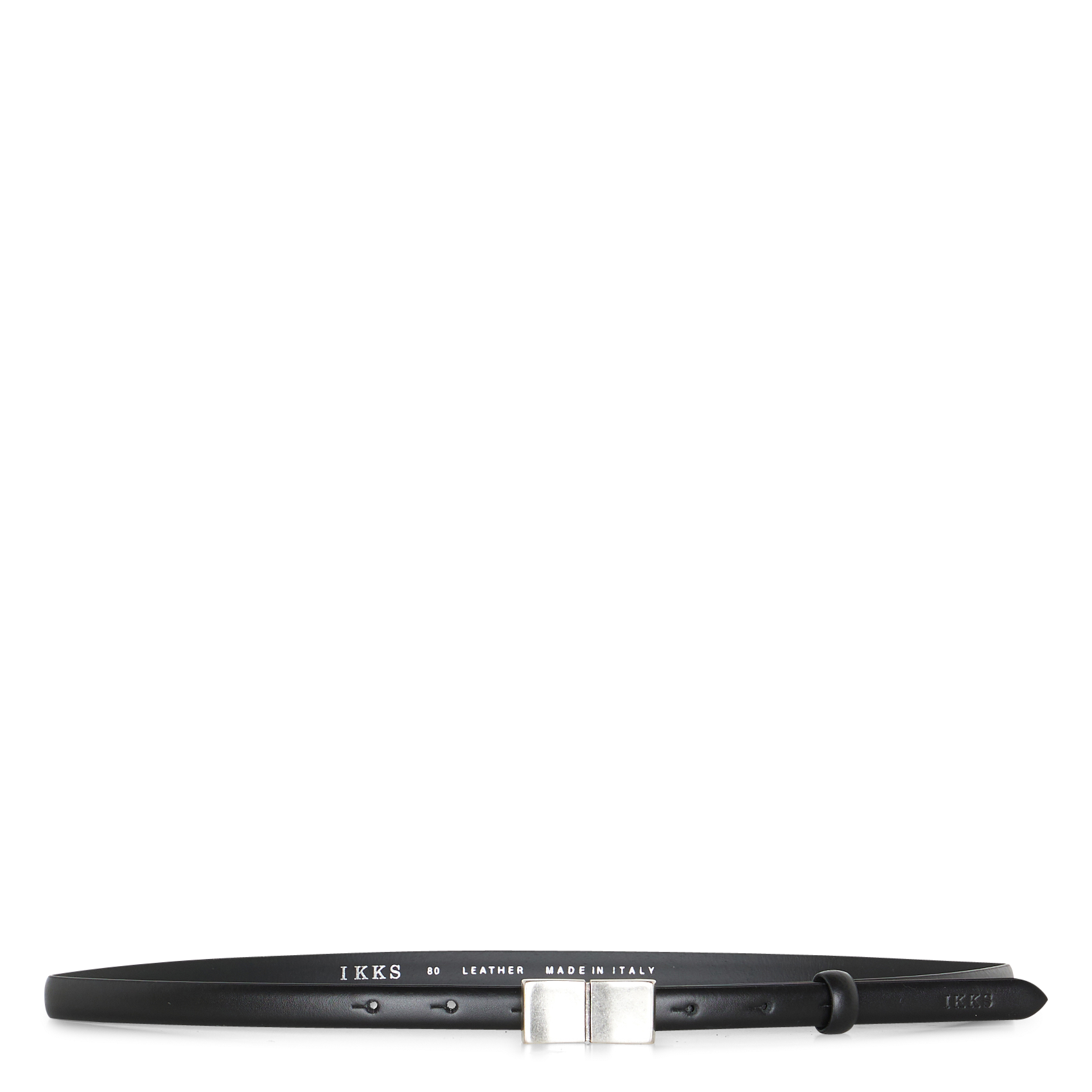 - Buckle closure. - Width: 3 cm.  IKKS Black