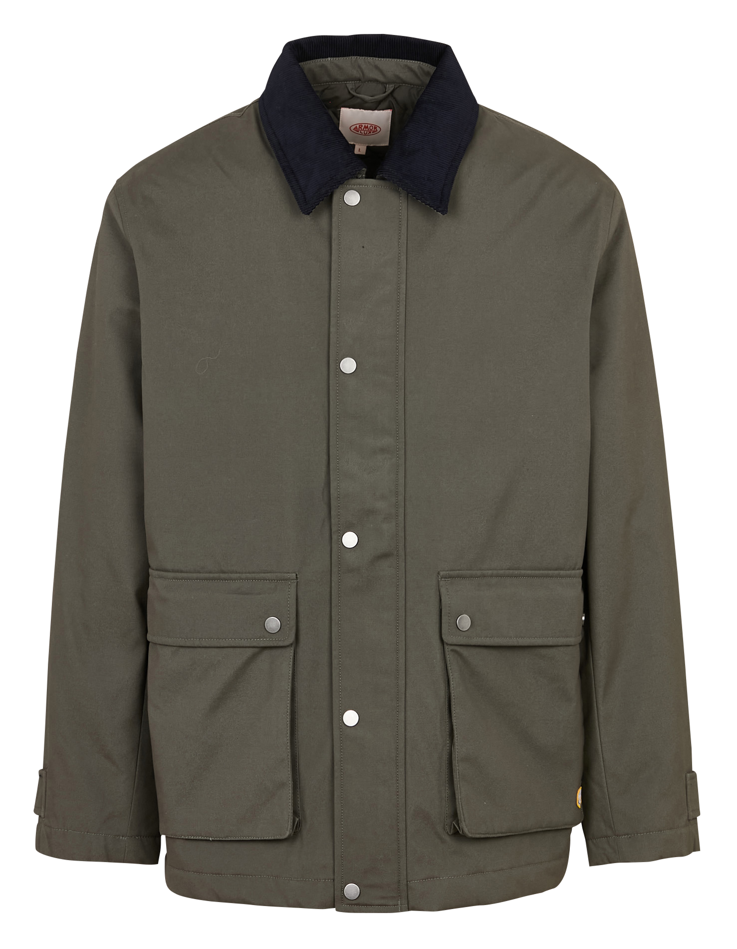 Manteau col classique en coton ARMOR LUX Kaki