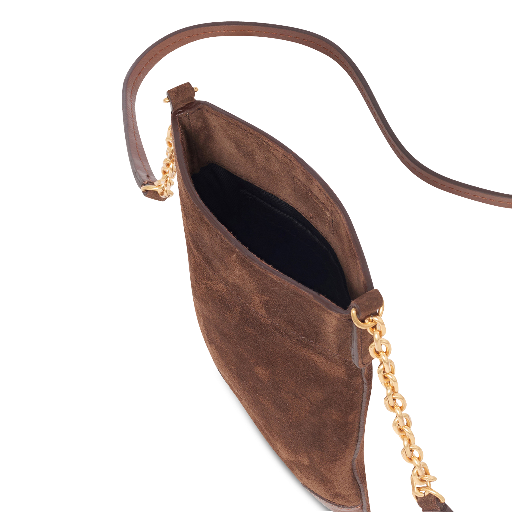 Porte téléphone en cuir GERARD DAREL Marron