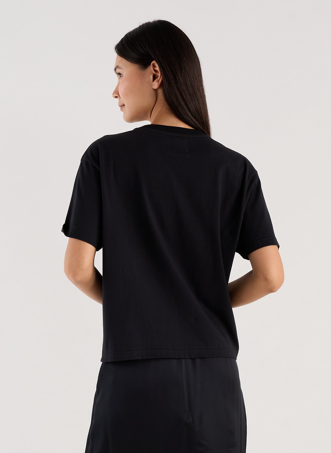 Tee-shirt oversize en coton SAISON 1865 Noir