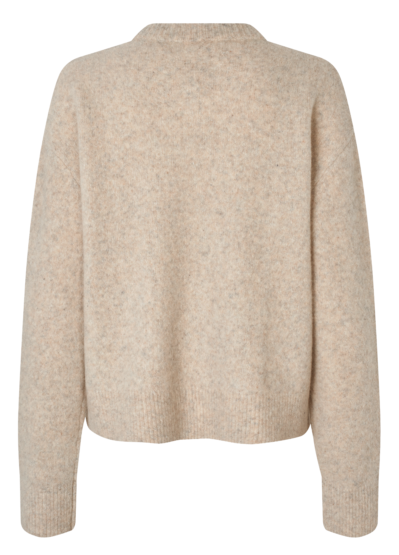 Blossom - Pullover aus Wollmix mit V-Ausschnitt SAMSOE SAMSOE Silber
