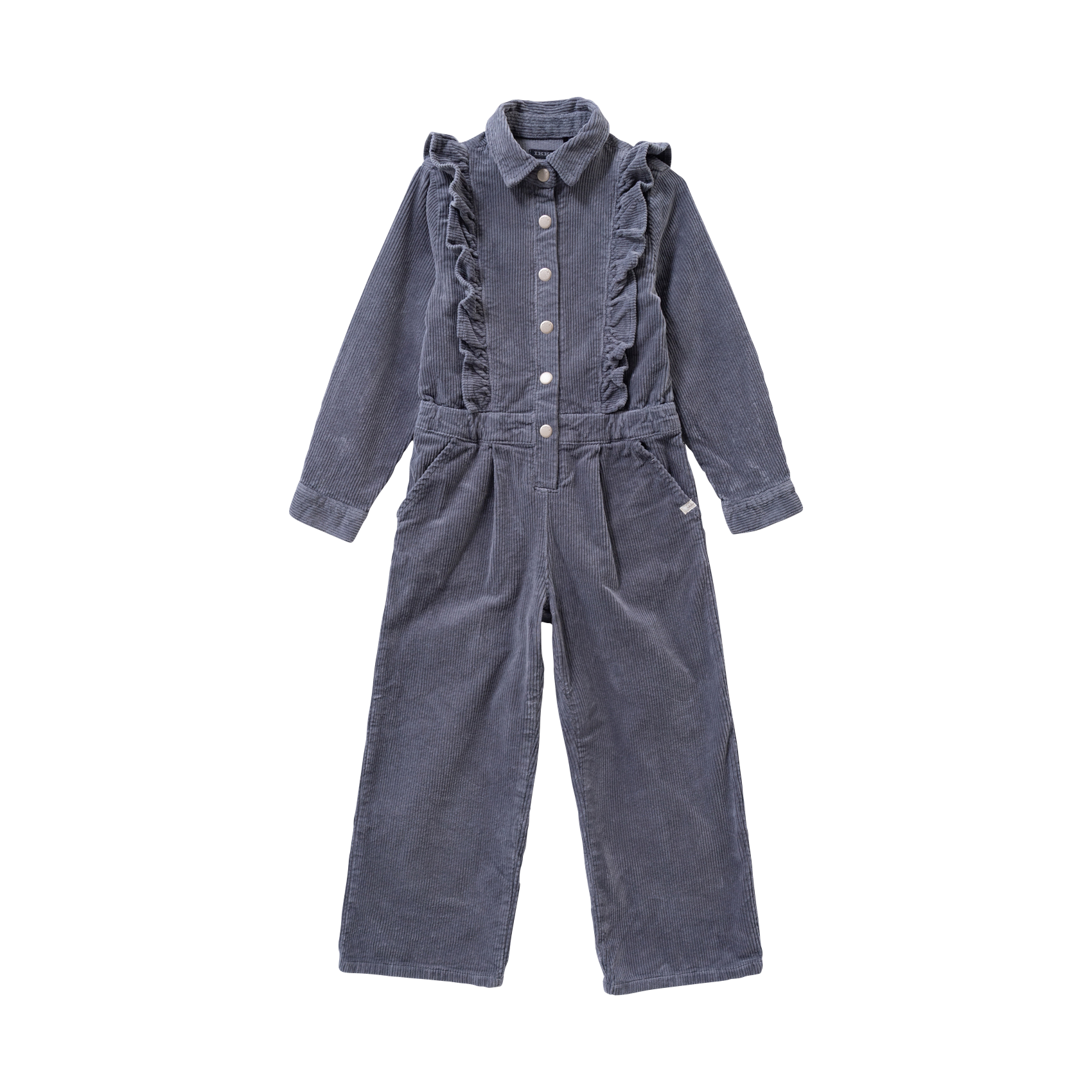 Combinaison col chemise en coton IKKS JUNIOR Bleu