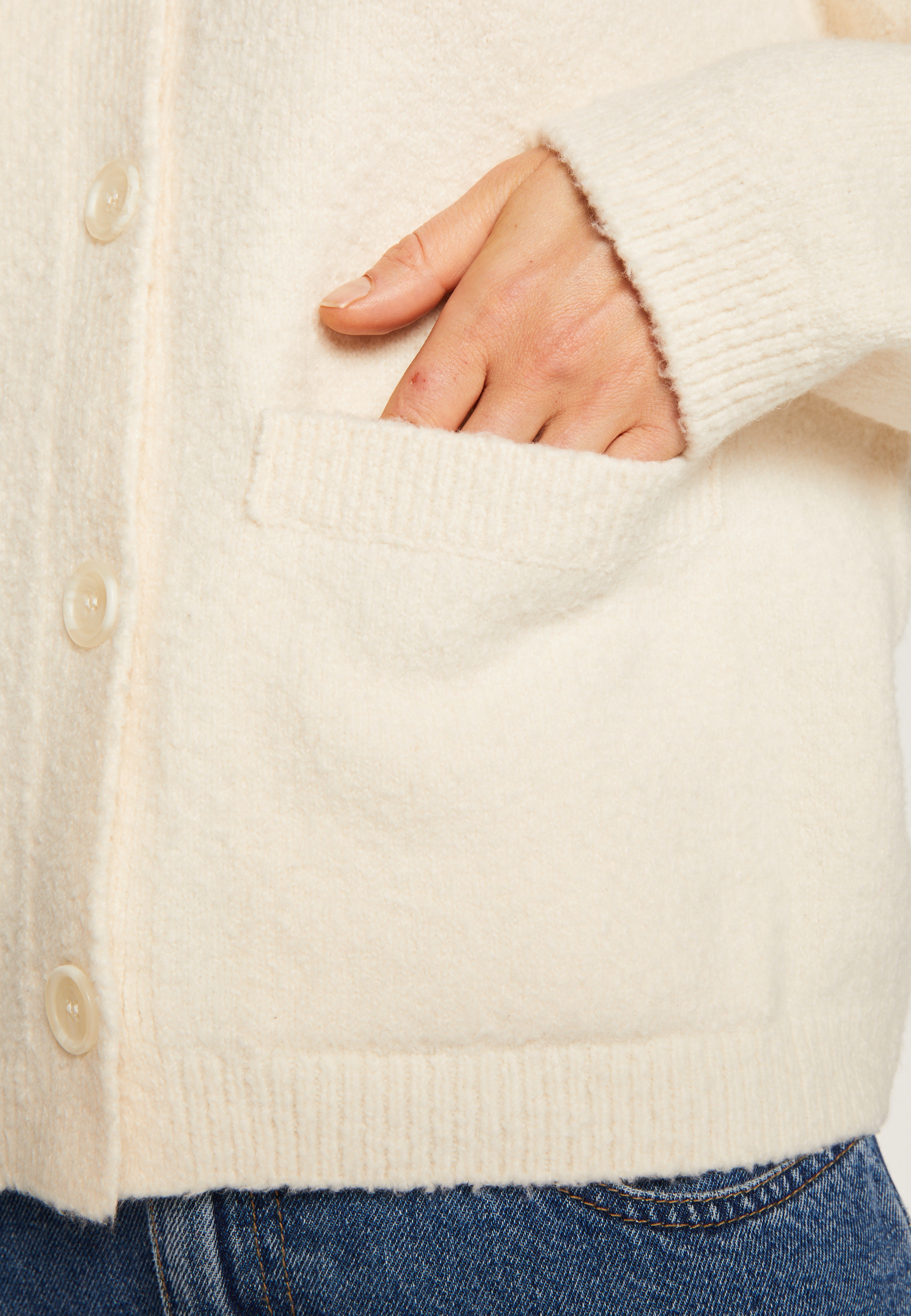 Cotton cardigan MAISON MONTAGUT White