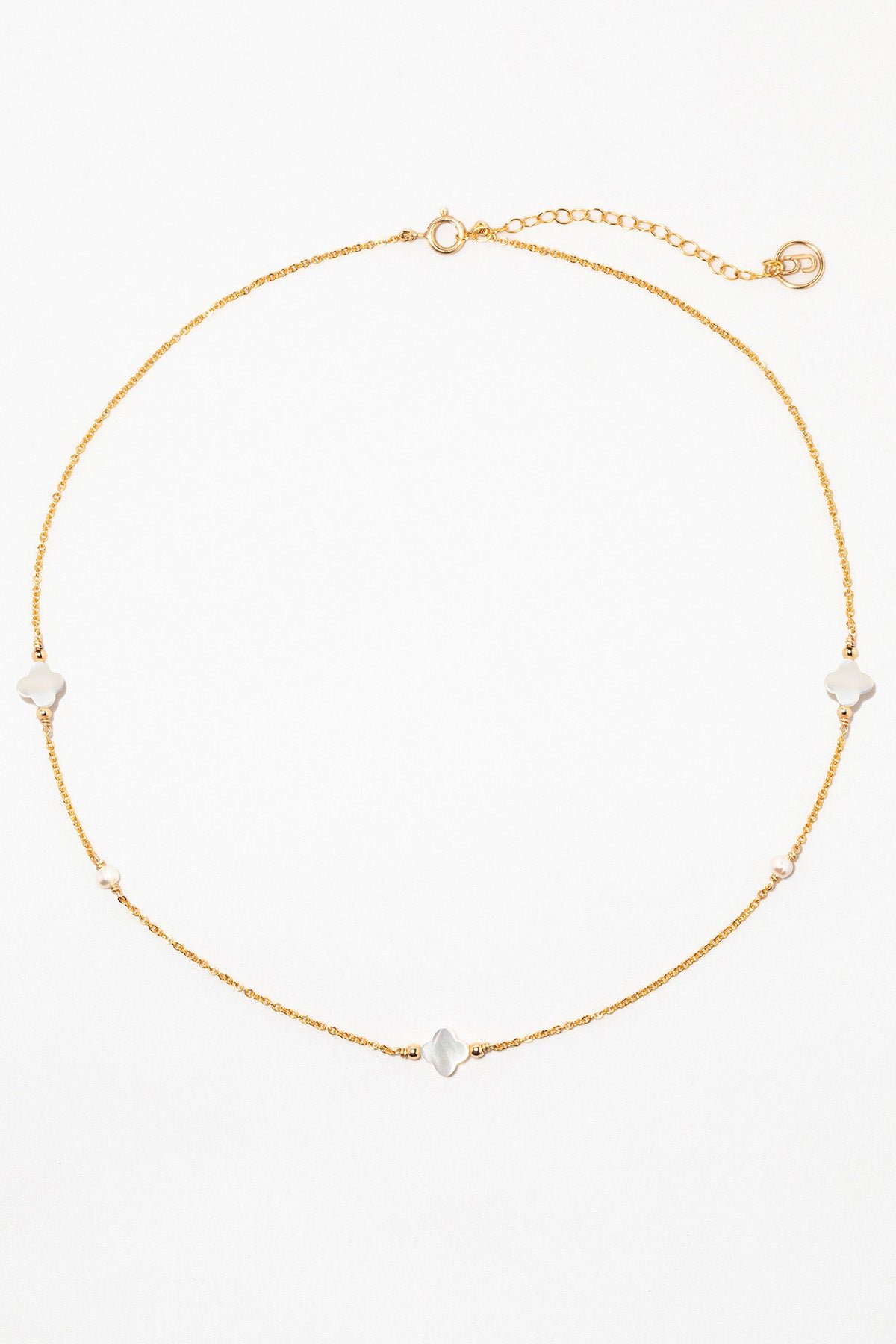 Bracelet-necklace - mother of pearl YAY Golden