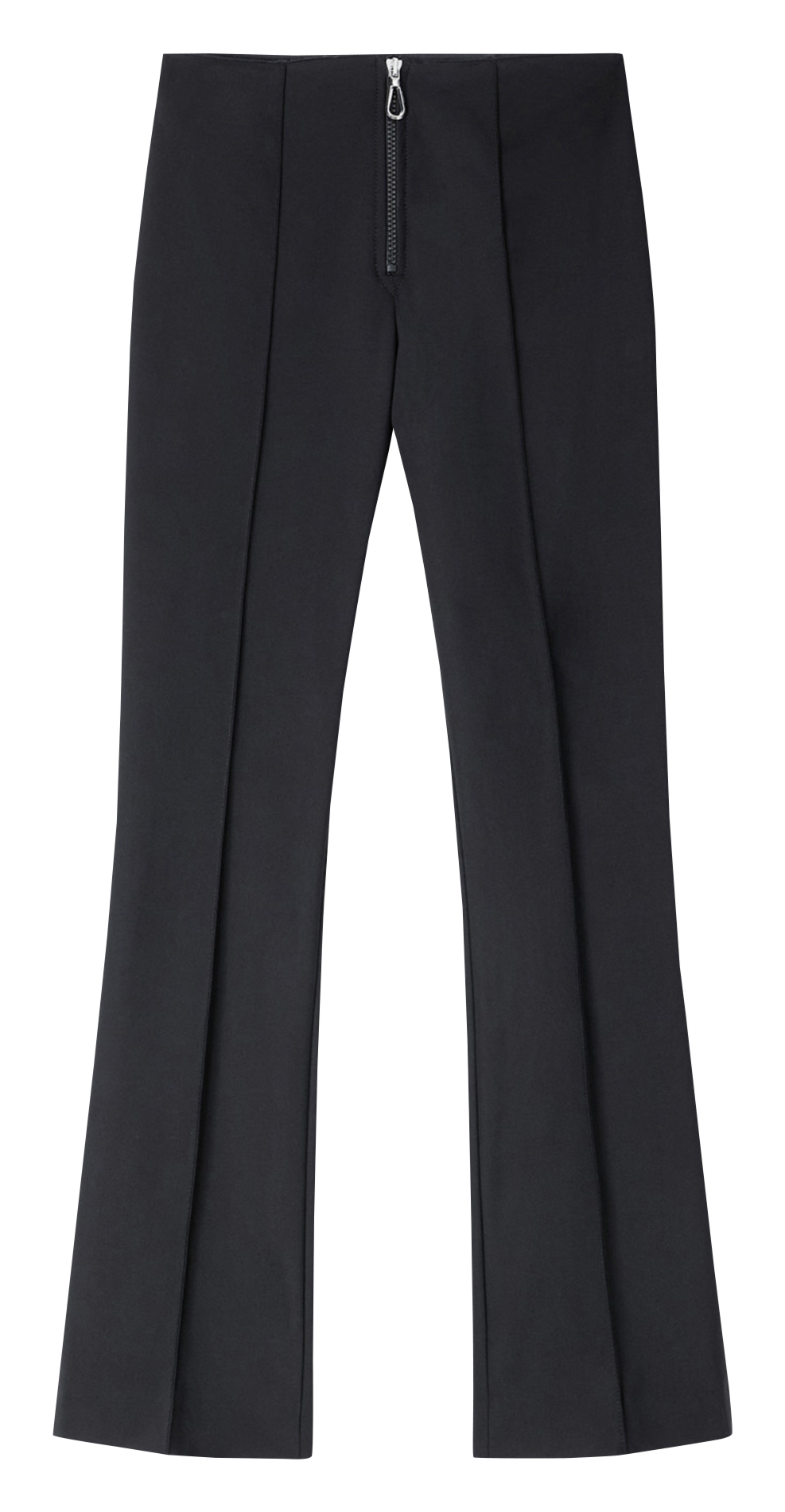 Pantalon droit en coton mélangé SANDRO Noir