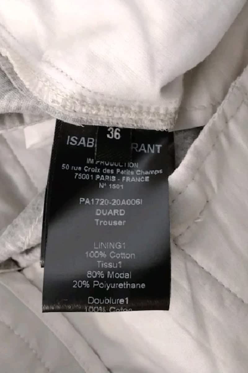 Carrot trousers ISABEL MARANT - Seconde Main Grey