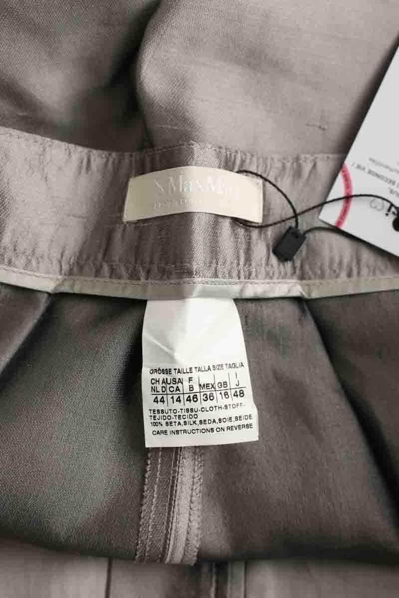 Carrot trousers MAX MARA - Seconde Main Silver