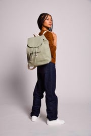 Cotton backpack HINDBAG Green